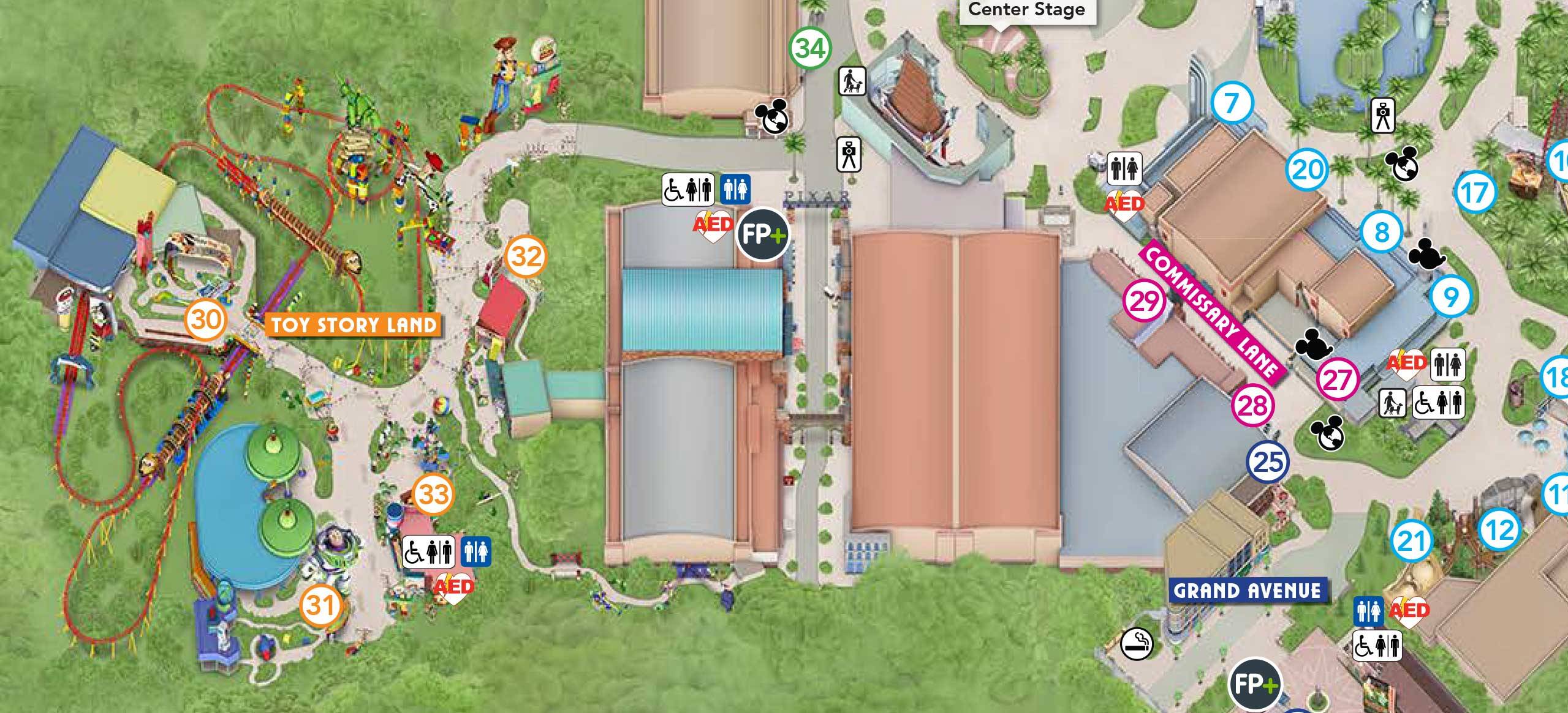 PHOTOS - New Guide Map for Disney's Hollywood Studios