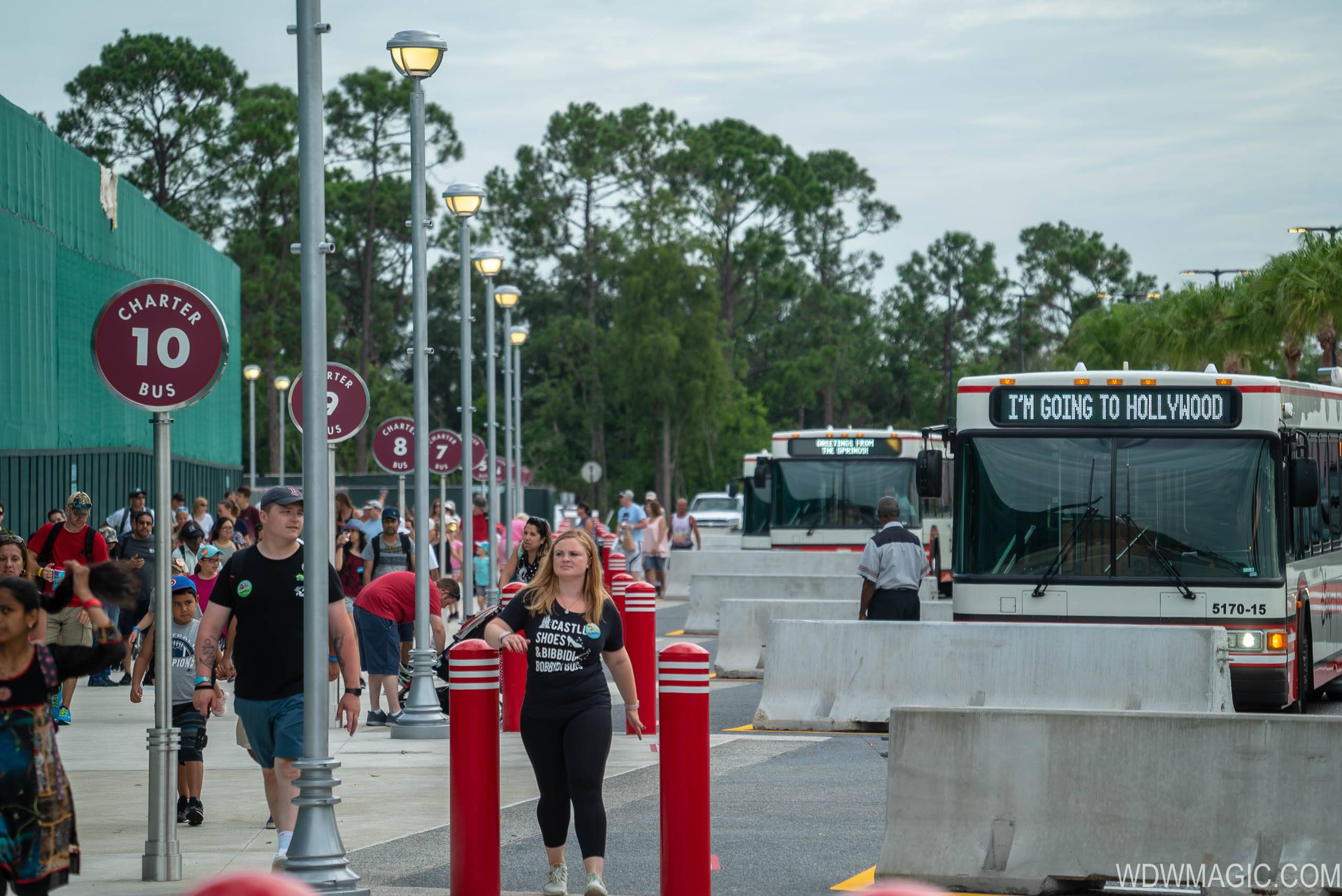  New Charter Bus stop area at Disney's Hollywood Studios
