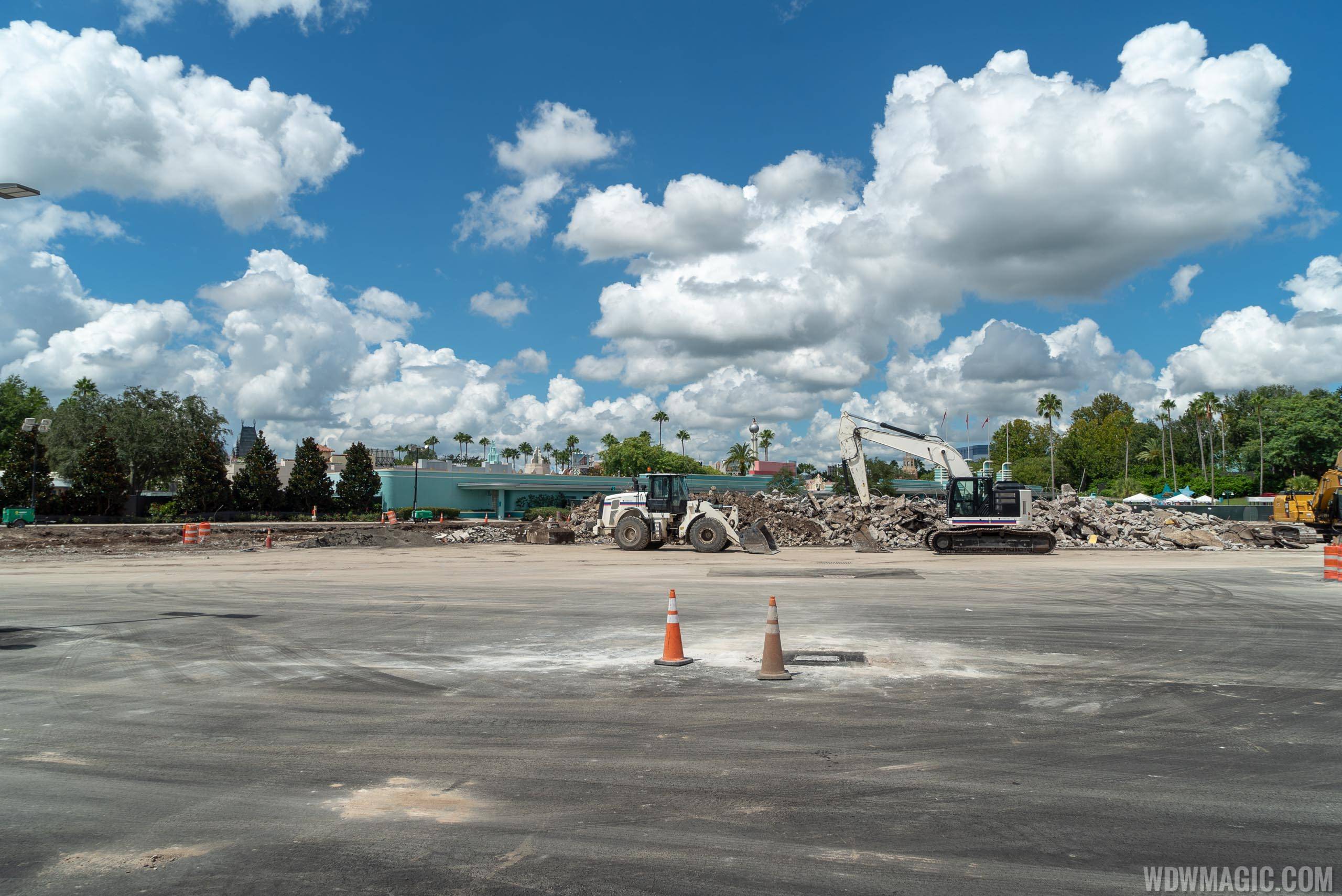 PHOTOS - A look at the former bus stop demolition and main entrance work at Disney's Hollywood Studios