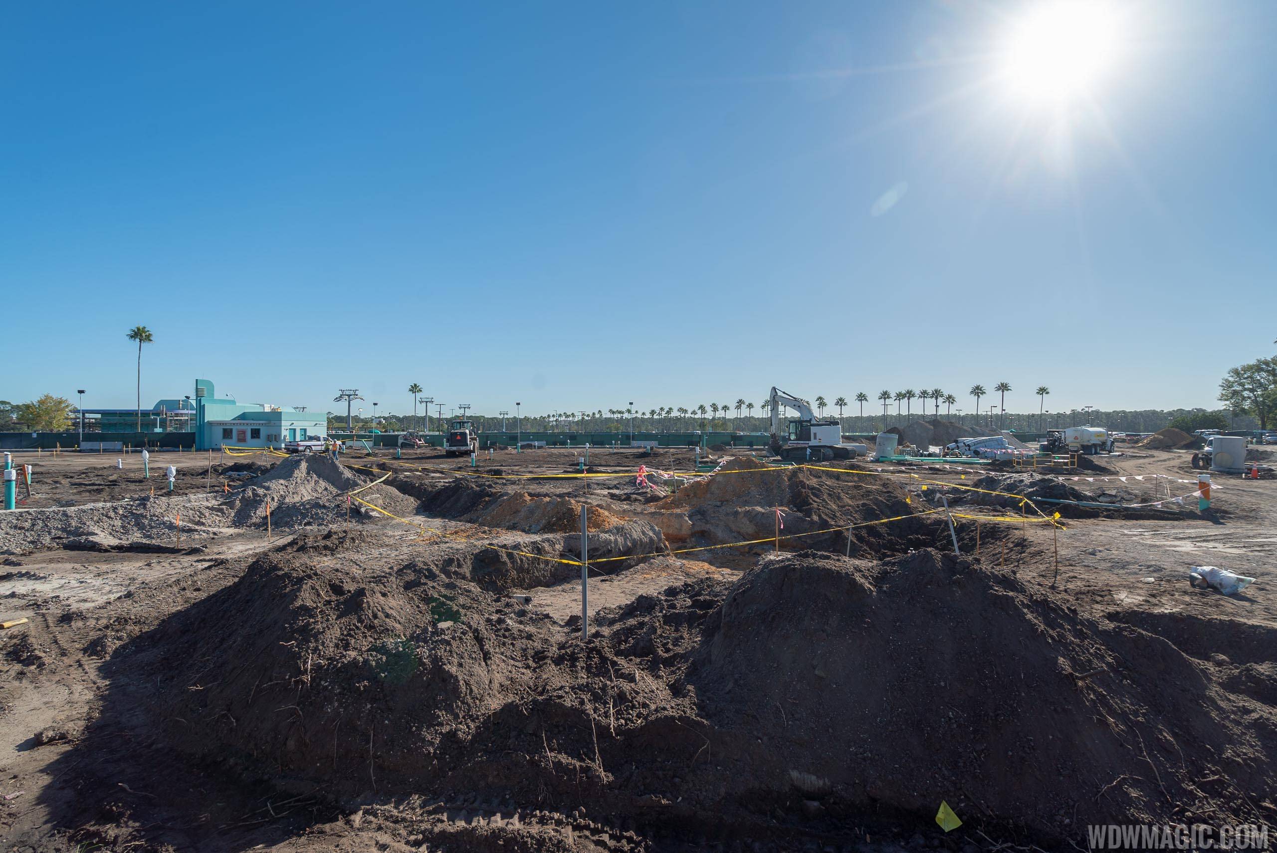 Disney's Hollywood Studios main entrance construction - November 2018