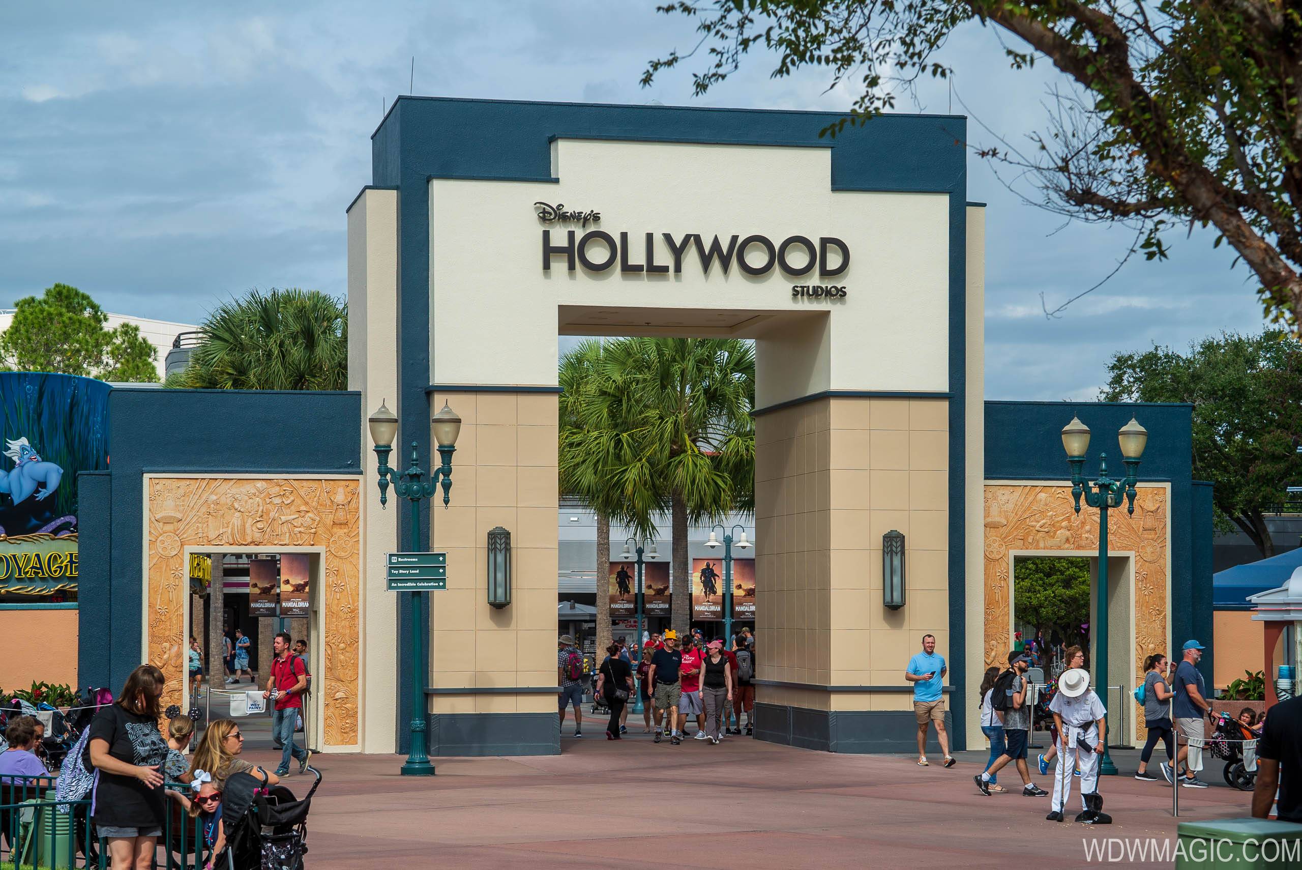 Photos New Logo Installed On The Studio Archway At Disney S Hollywood Studios