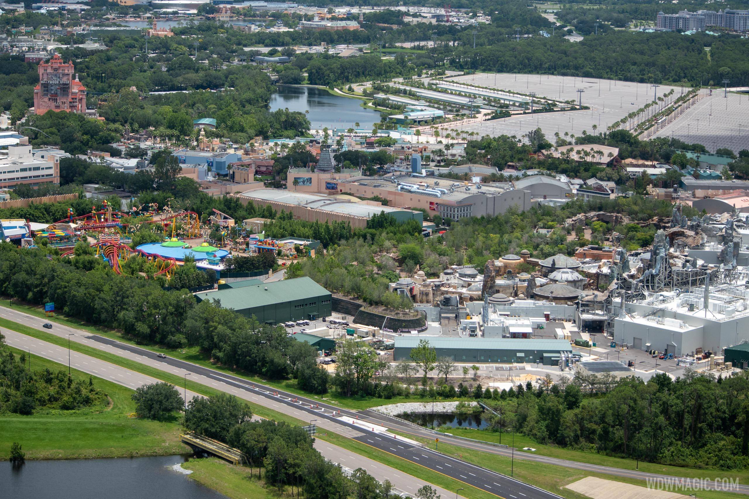 Aerial view of Disney's Hollywood Studios