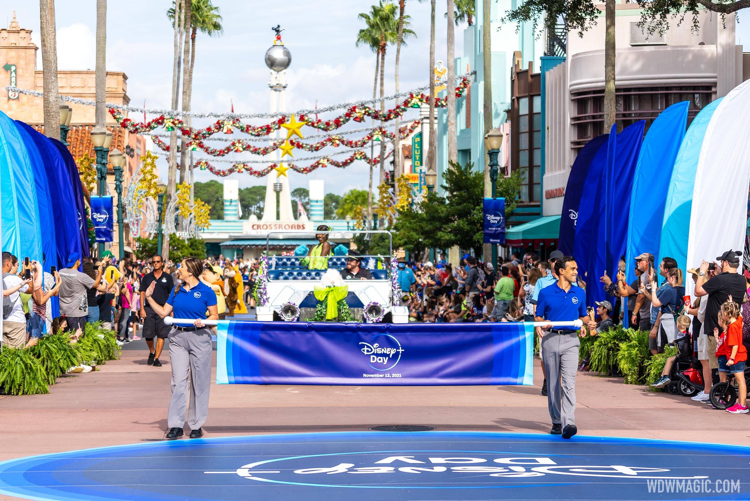 A look at the Disney+ Day Stars in Cars Motorcade at Disney's Hollywood Studios