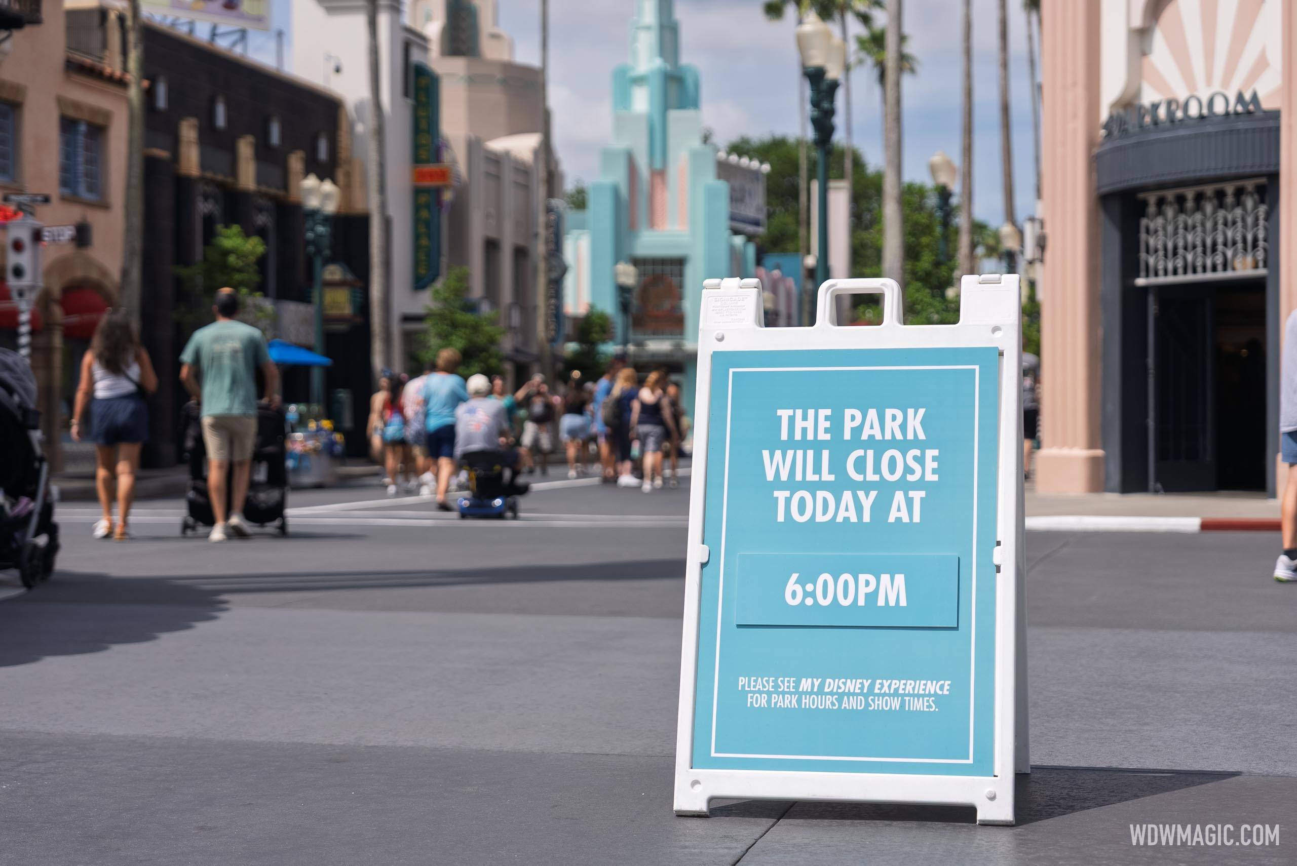 Disney's Hollywood Studios Early Close