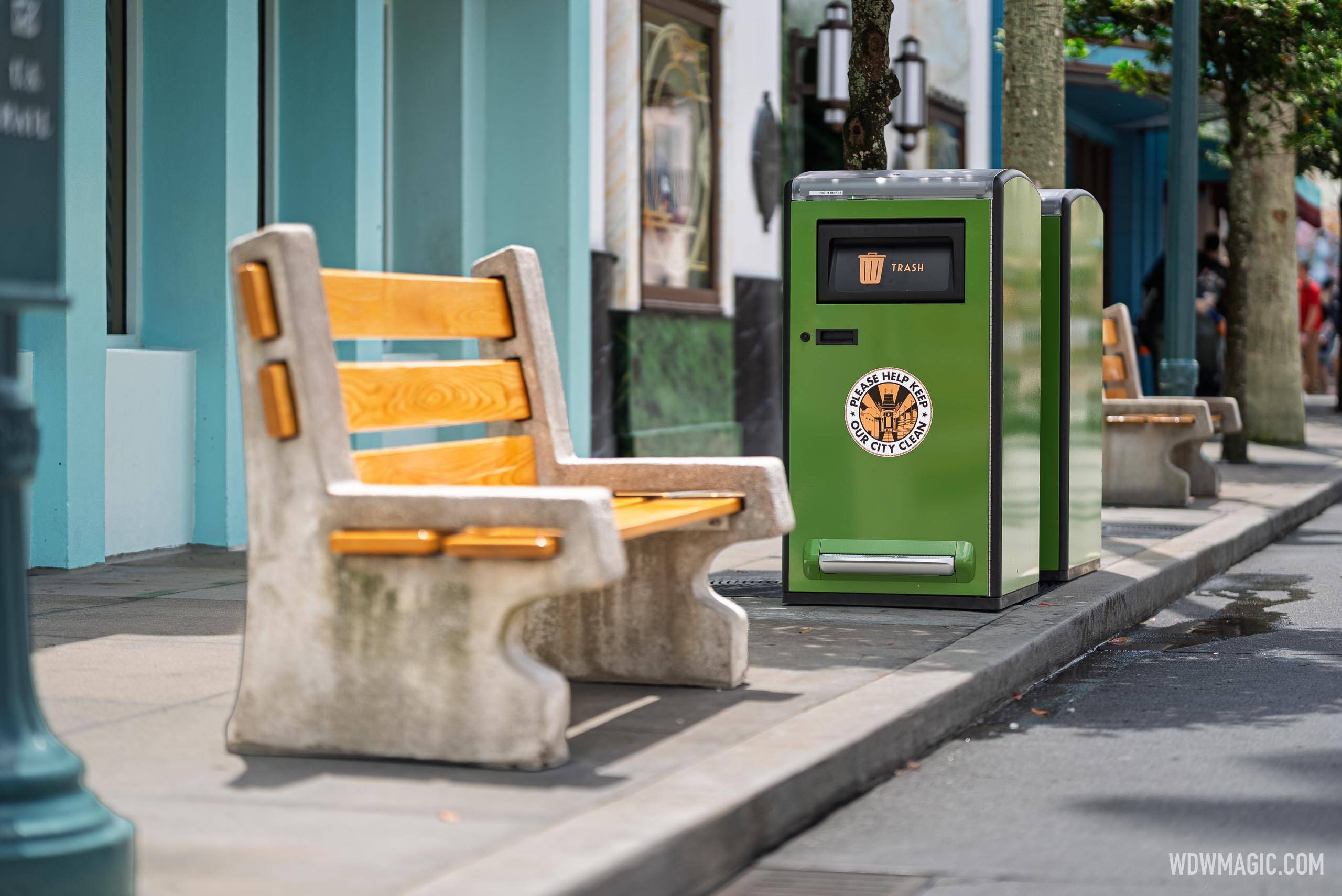 New Solar Powered Trash Cans at Disney's Hollywood Studios