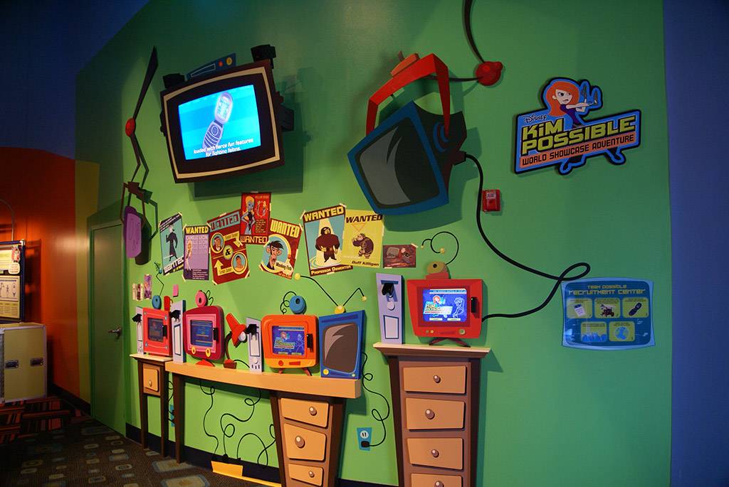 An area photo of the touch screens in Innoventions.