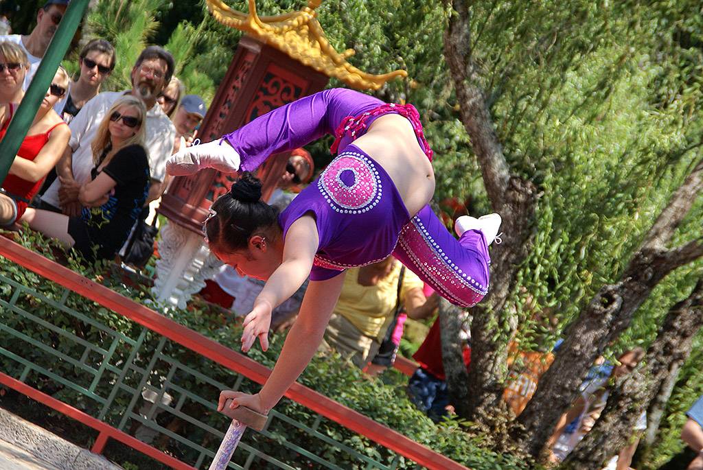 Dragon Legend Acrobats leaving Epcot in early 2011