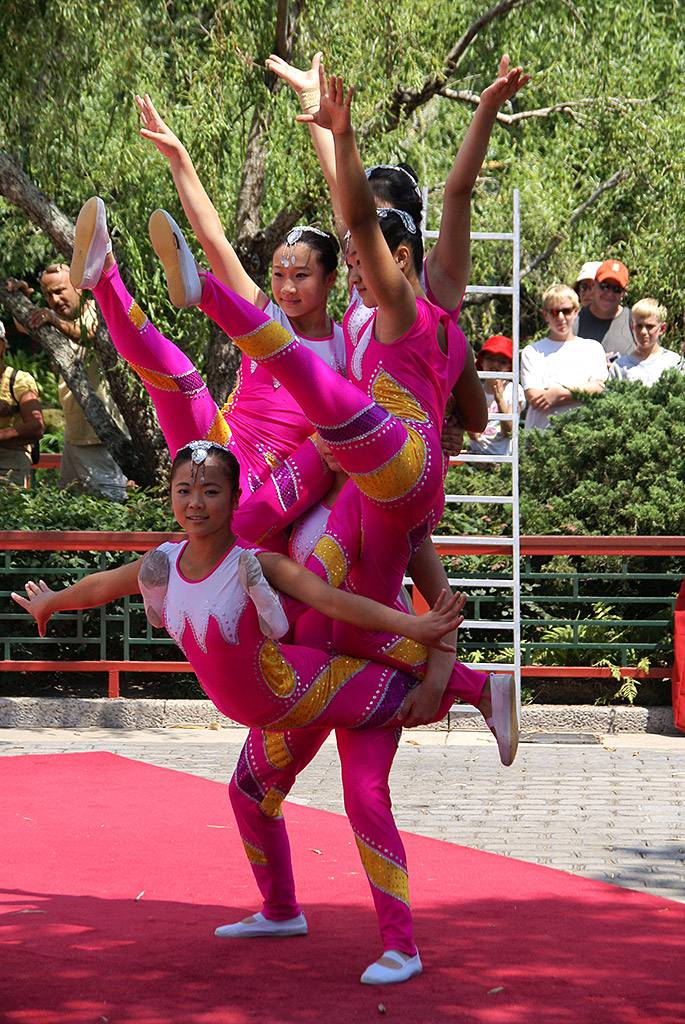 Dragon Legend Acrobats leaving Epcot in early 2011
