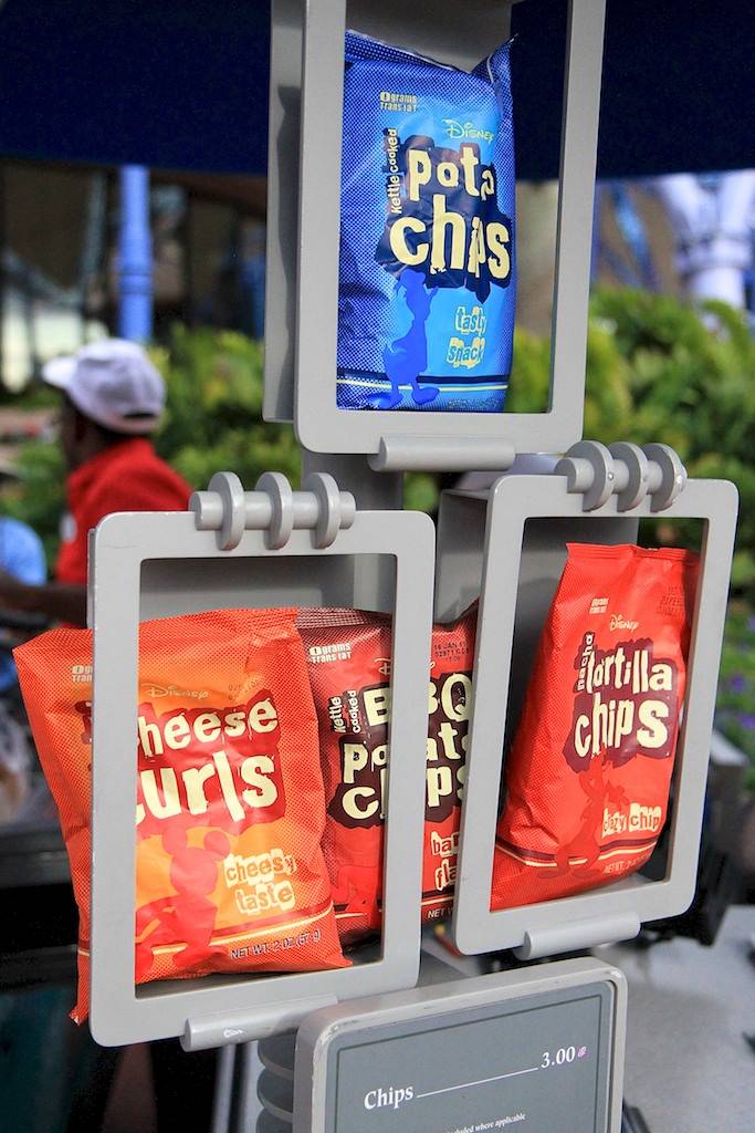 Disney branded potato chips now at Epcot
