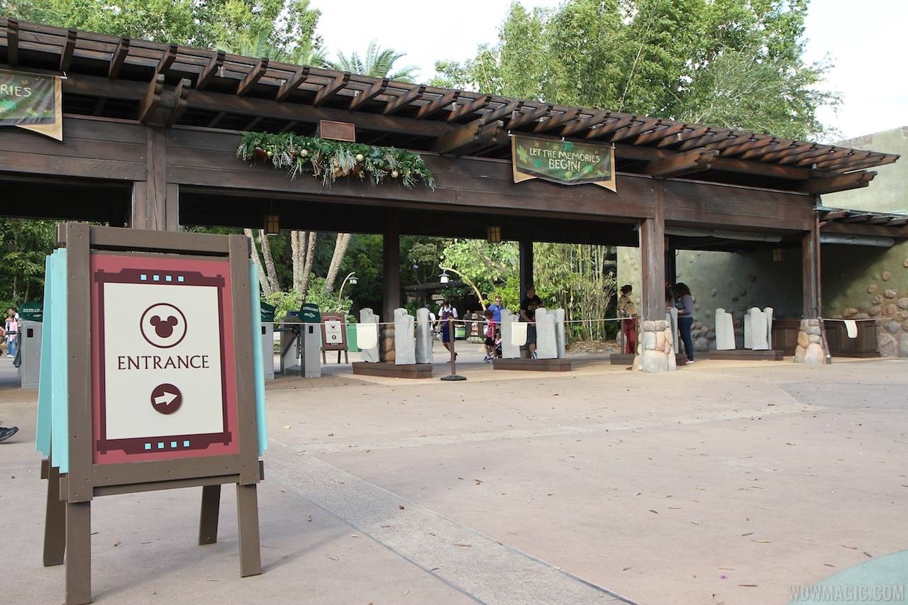 New RFID turnstile entrance at Disney's Animal Kingdom
