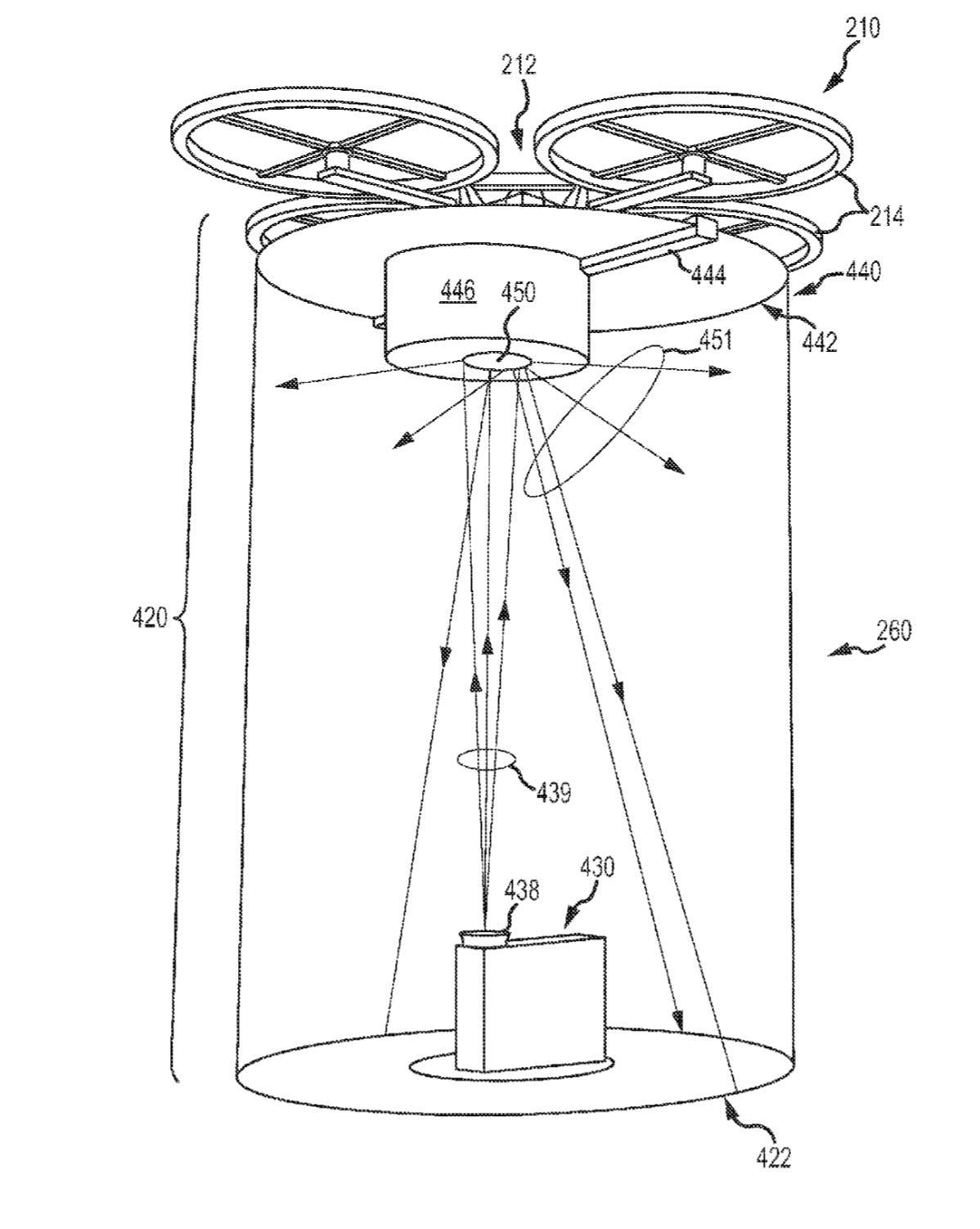 Drone Projection patent