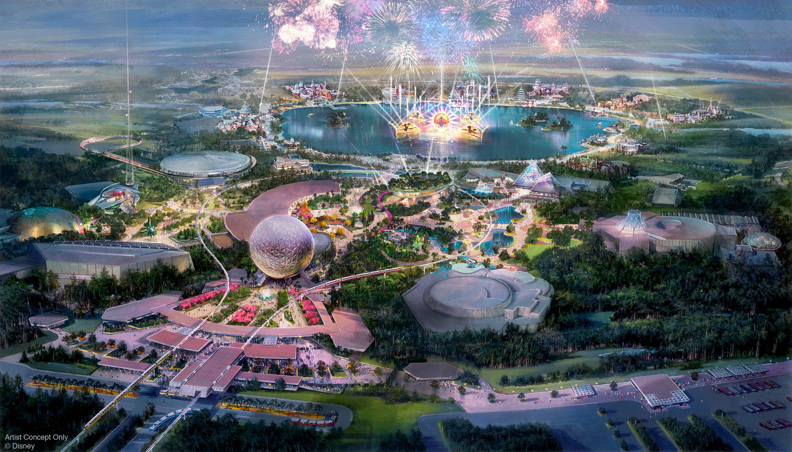PHOTOS - New concept art shows more of Epcot's redesign including new names for Future World areas