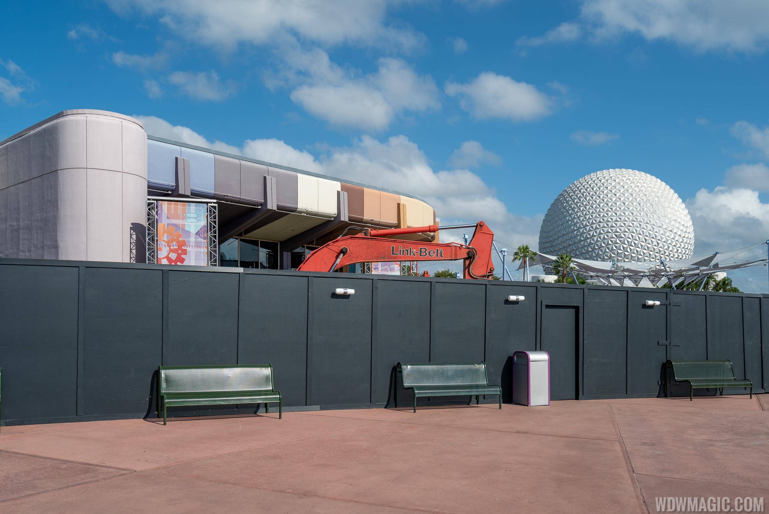 PHOTOS - Heavy machinery brought in to Innoventions West area ahead of demolition work