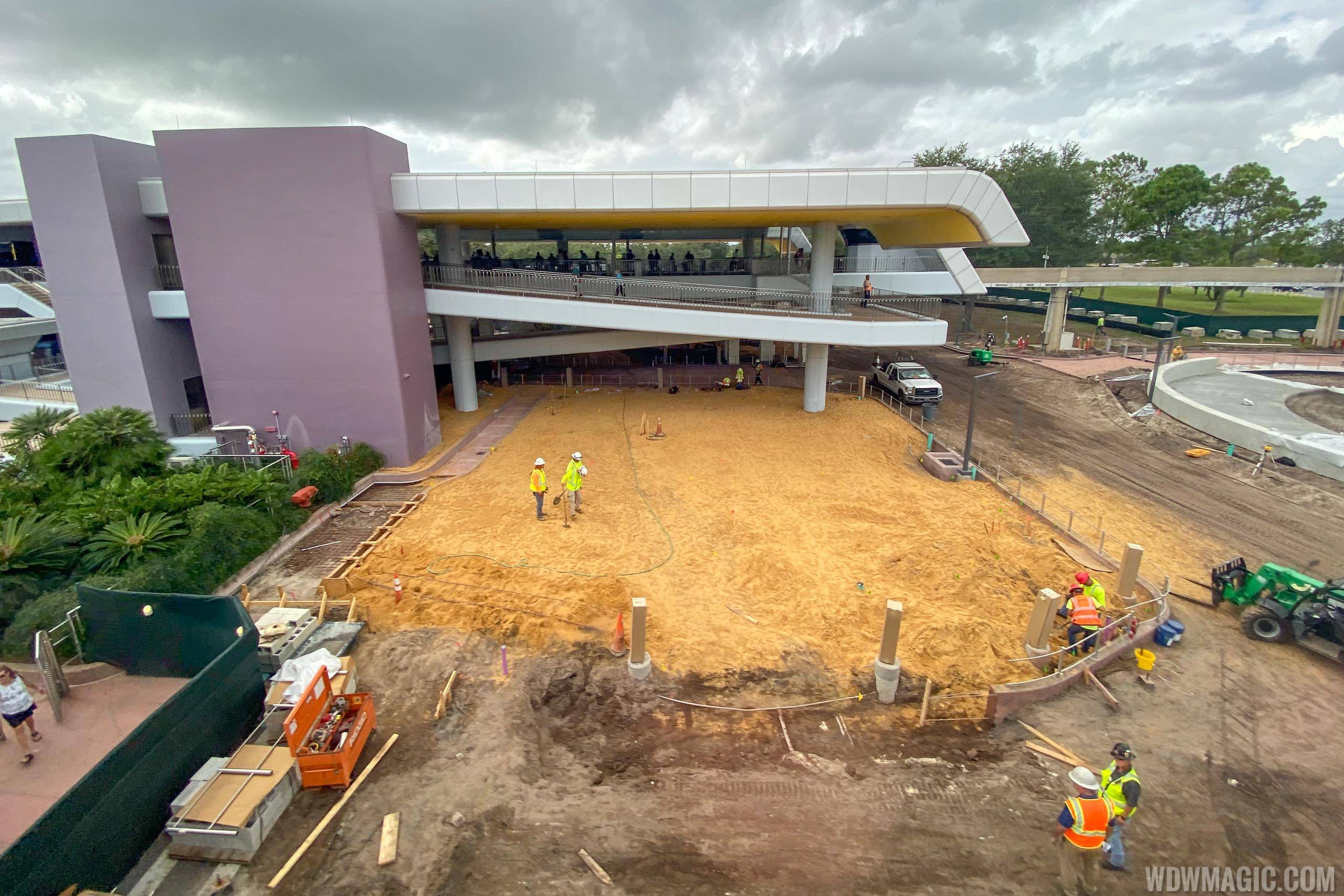 Epcot arrival area October 2019