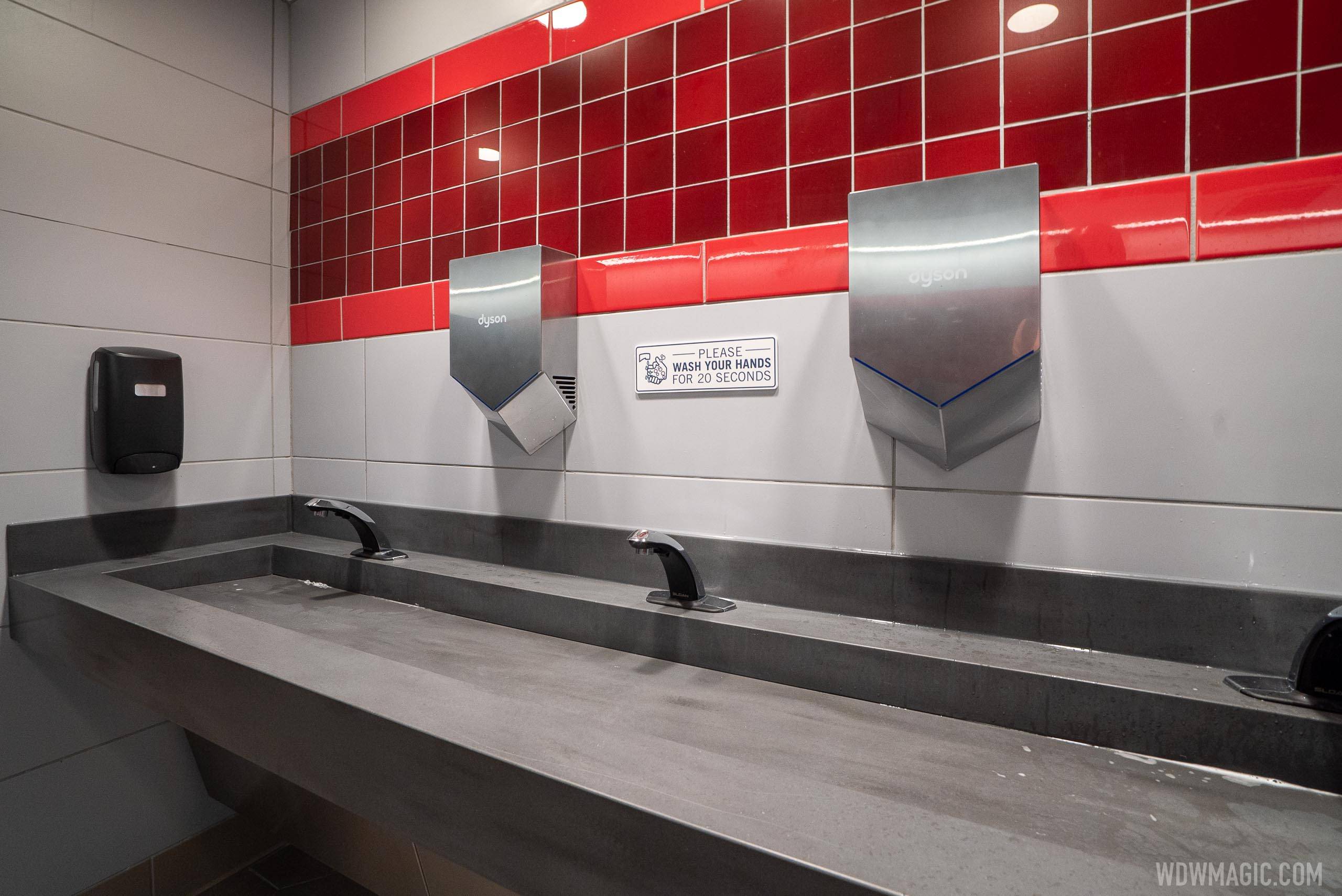 EPCOT Future World East restroom refurbishments - September 18 2020