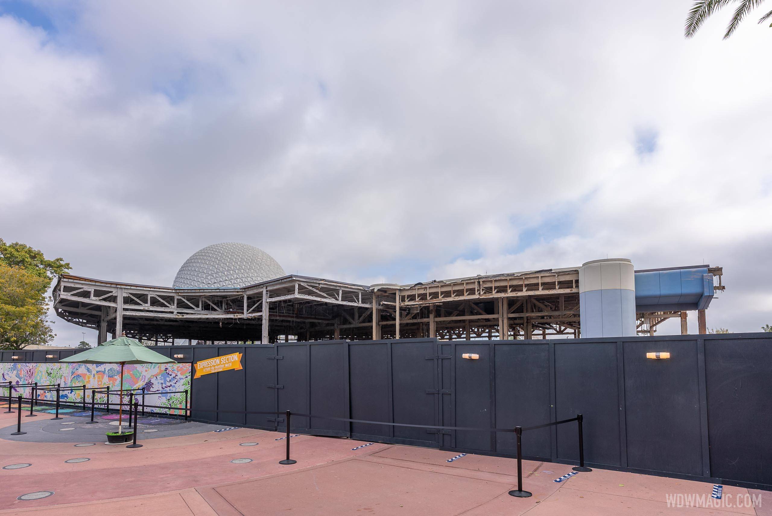 EPCOT Innoventions West demolition - January 26 2021