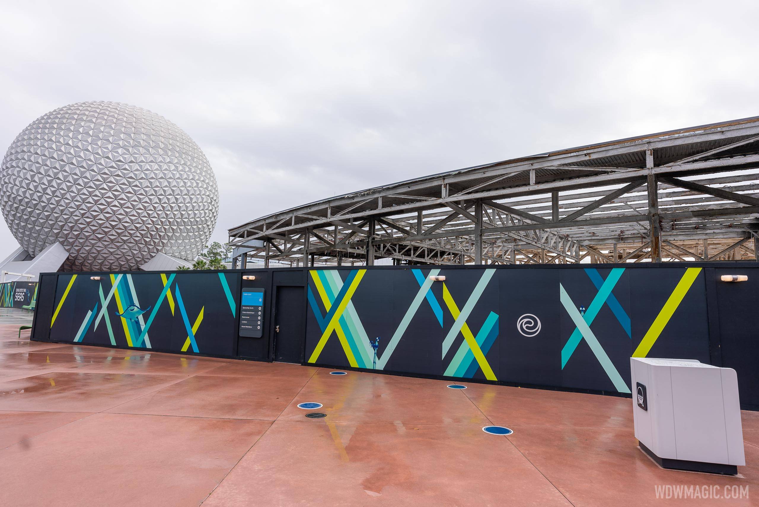 EPCOT Innoventions West demolition - February 17 2021