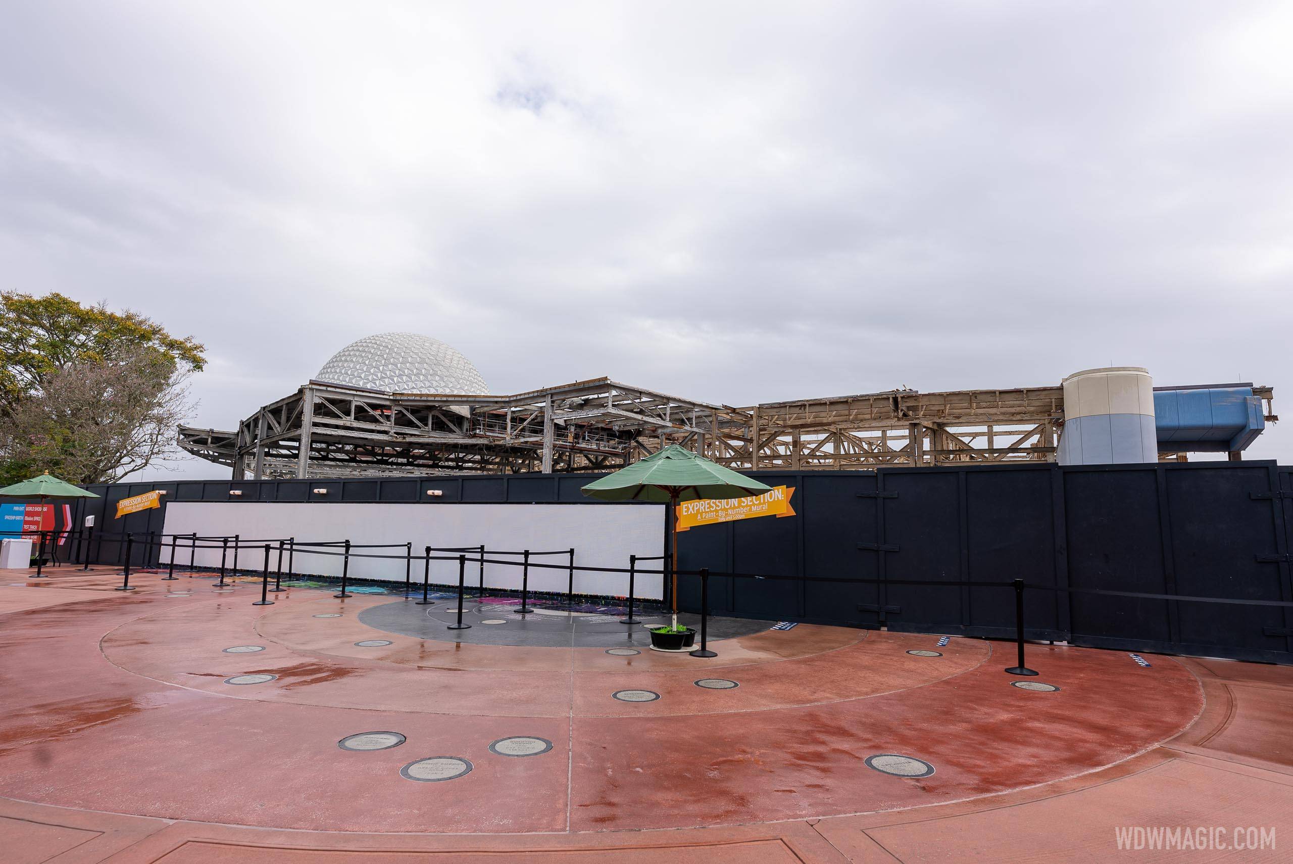 EPCOT Innoventions West demolition - February 17 2021
