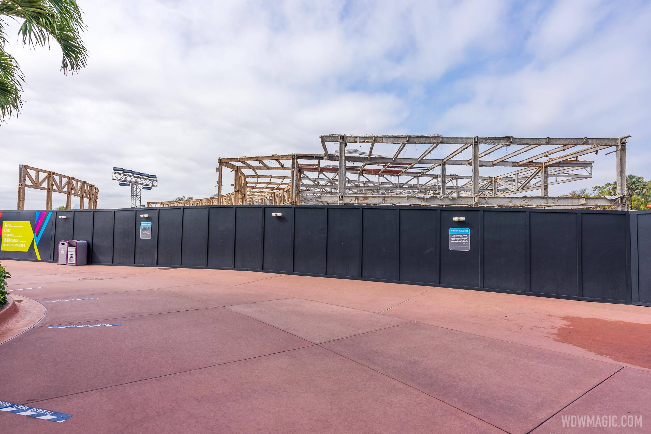 PHOTOS - Innoventions West demolition nearing completion at EPCOT