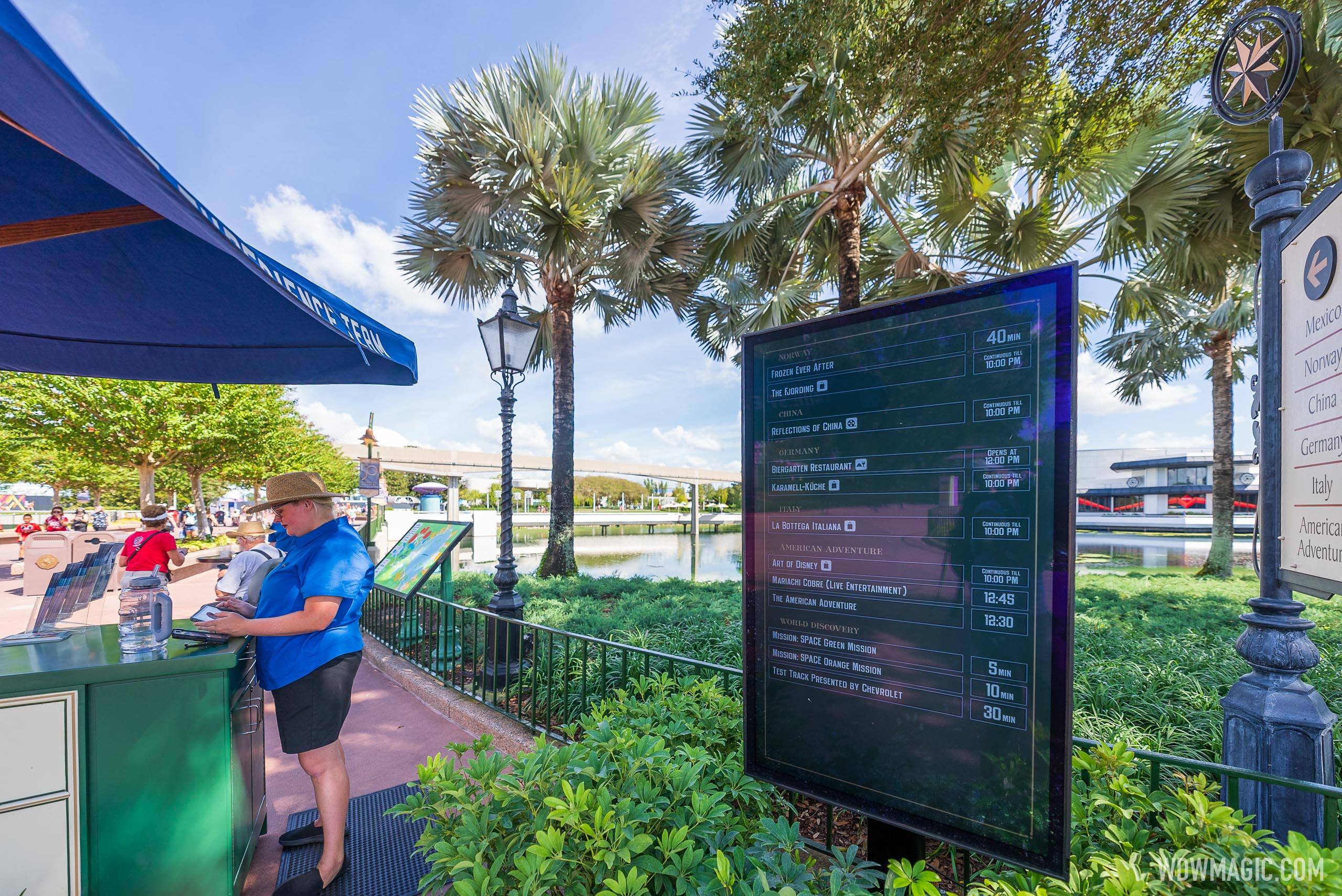 Digital tip boards come to EPCOT