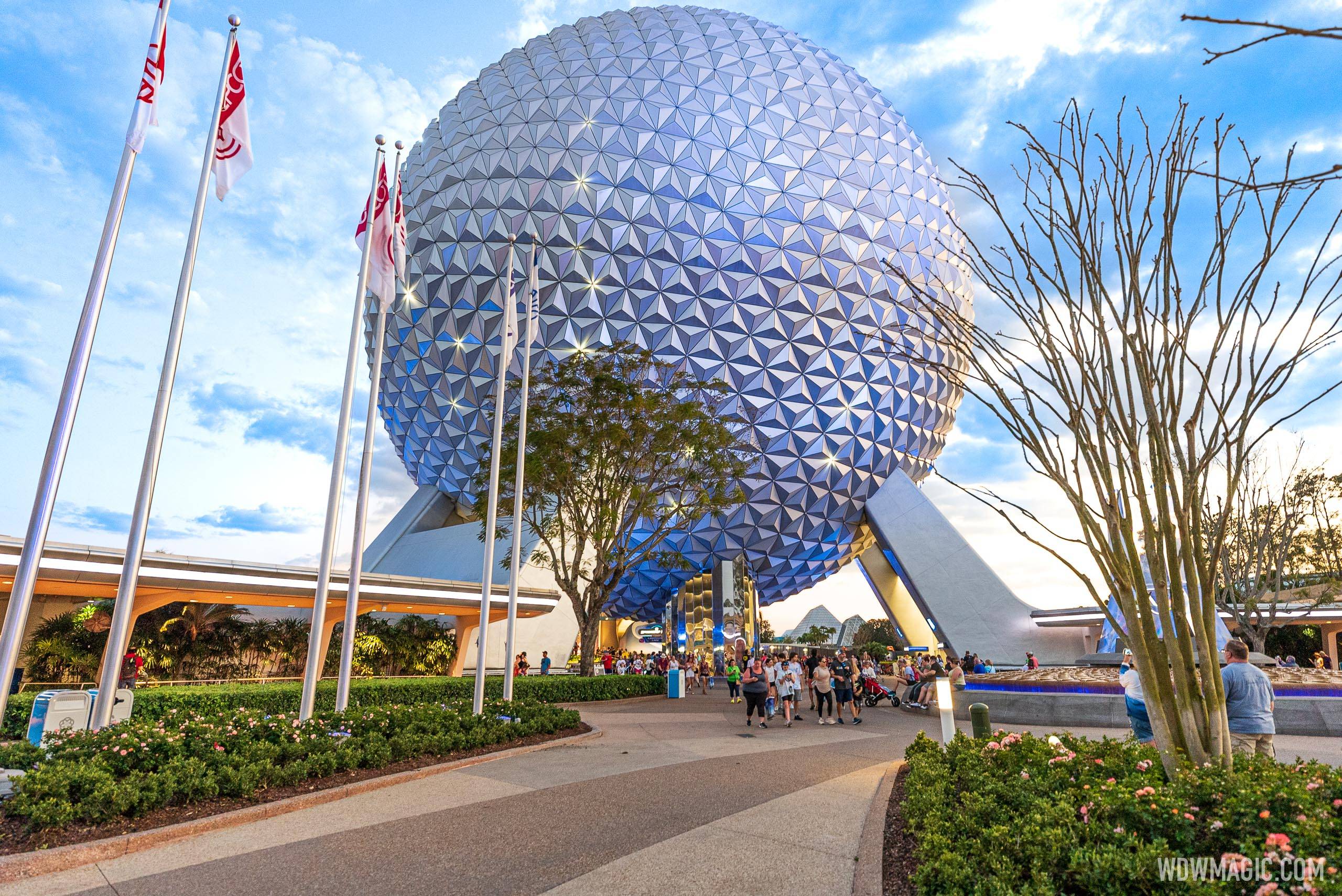 EPCOT will open at 9am for Walt Disney World Resort hotel guests and from 11am for all guests