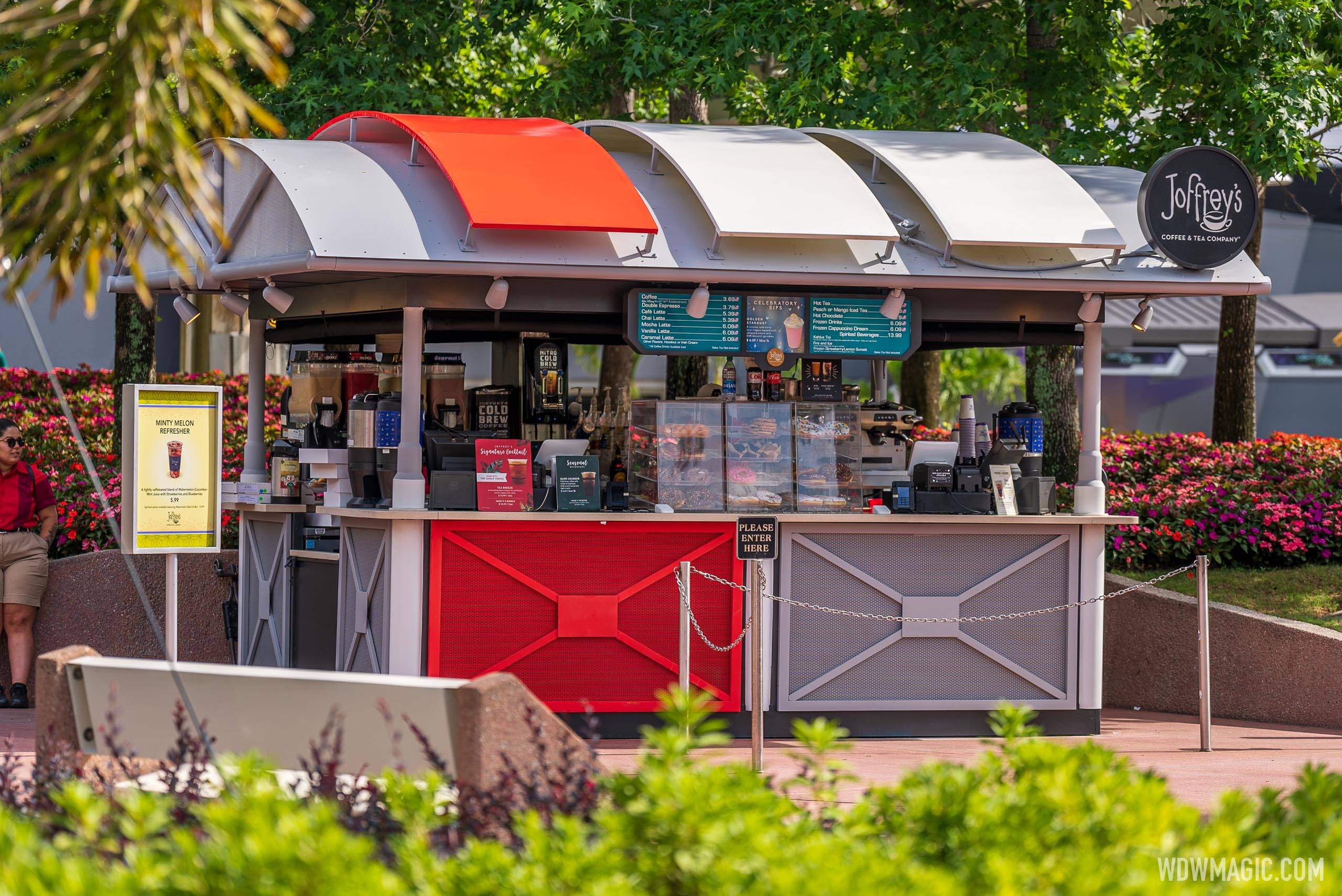 Joffrey's coffee kiosk gets an updated look in EPCOT's World Discovery