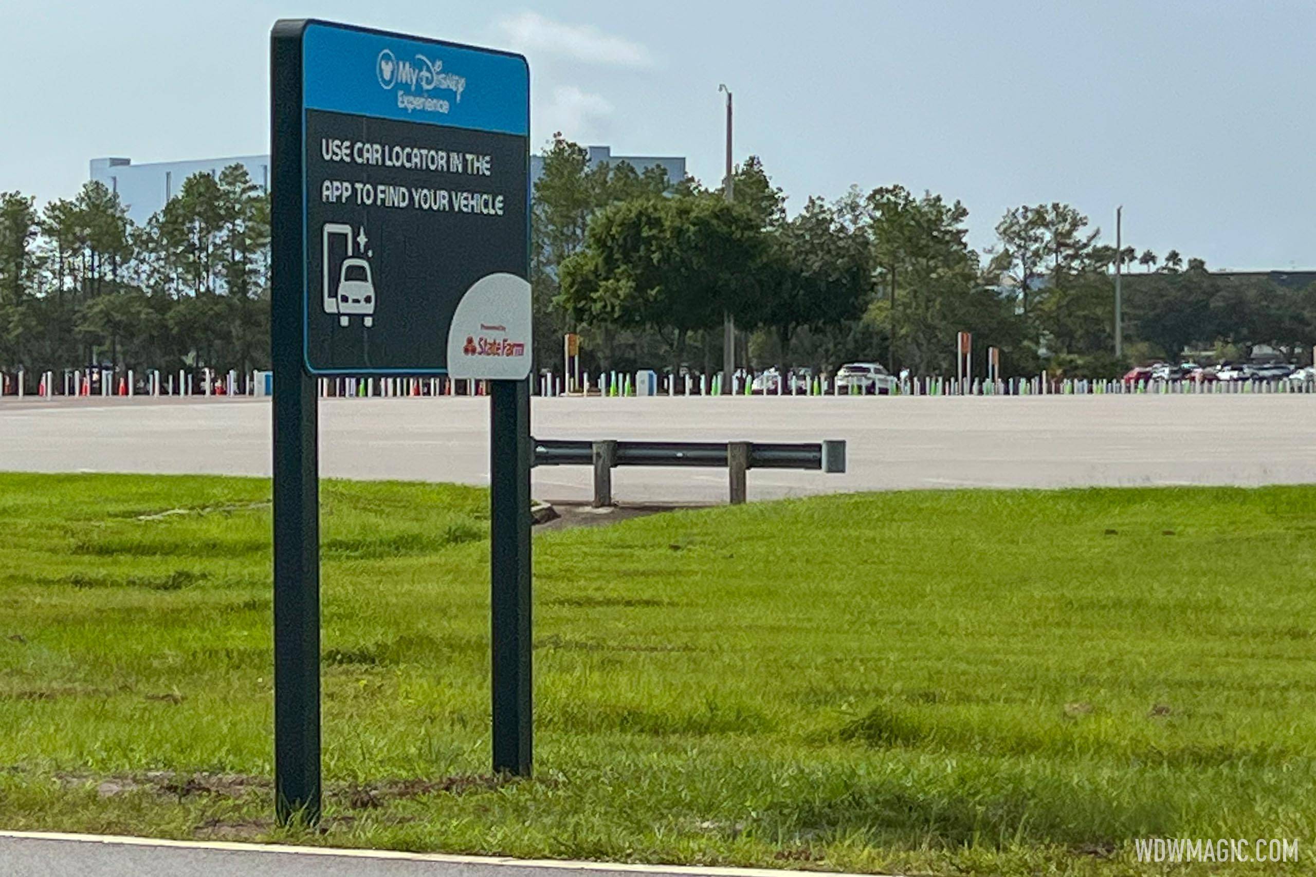 EPCOT parking lot resurfacing and upgrades - August 2022