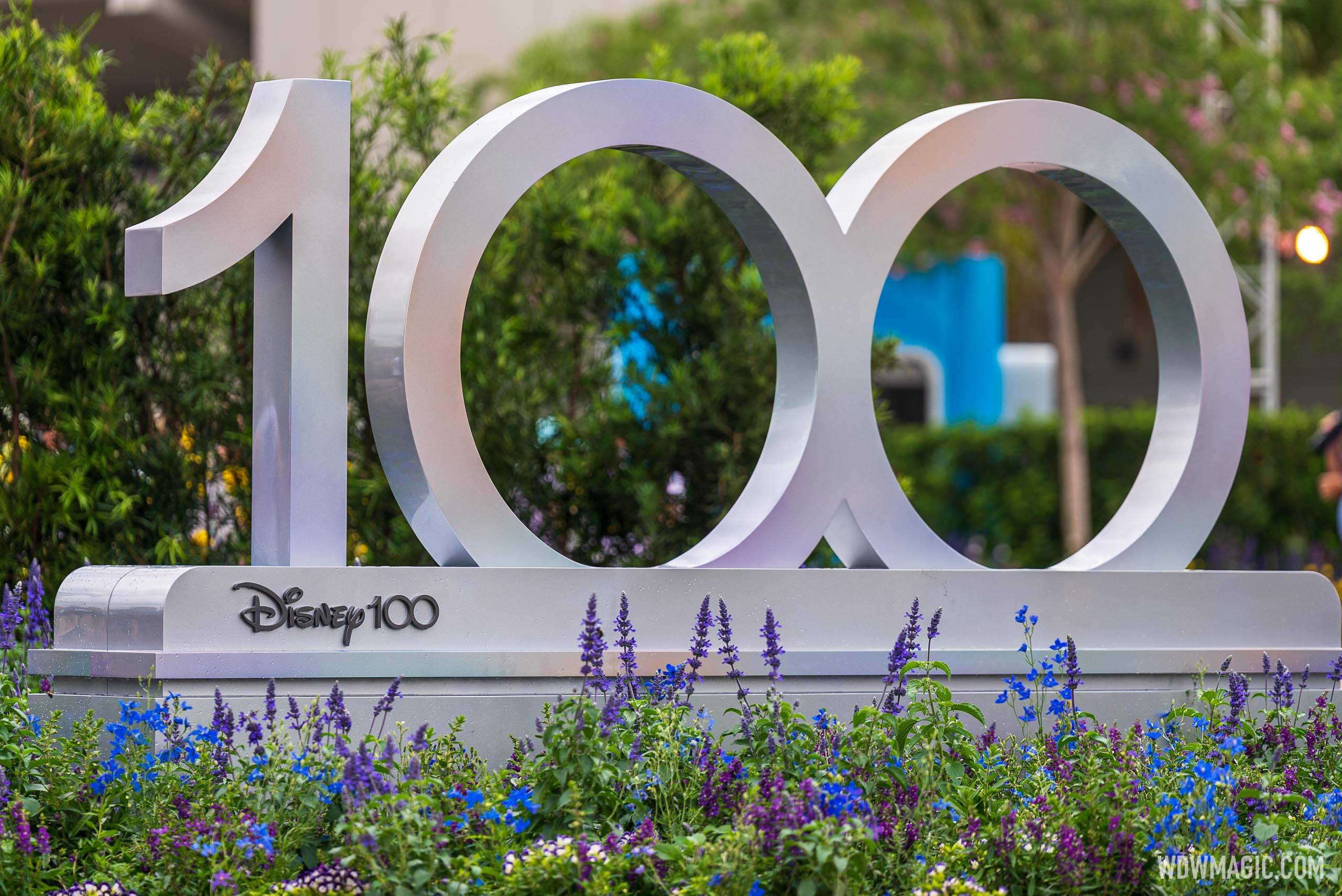 Disney100 display at EPCOT