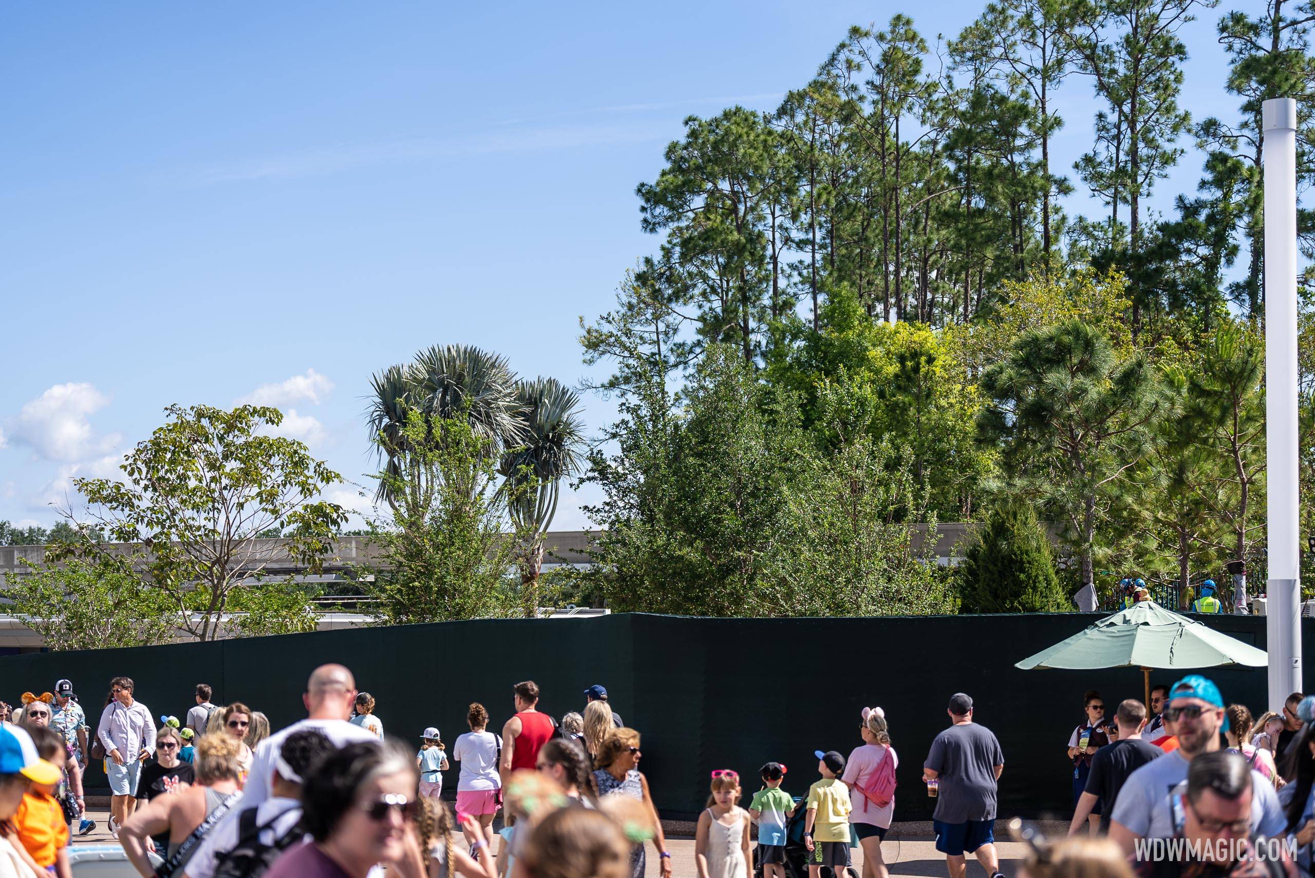 New Landscaping near EPCOT guest relations