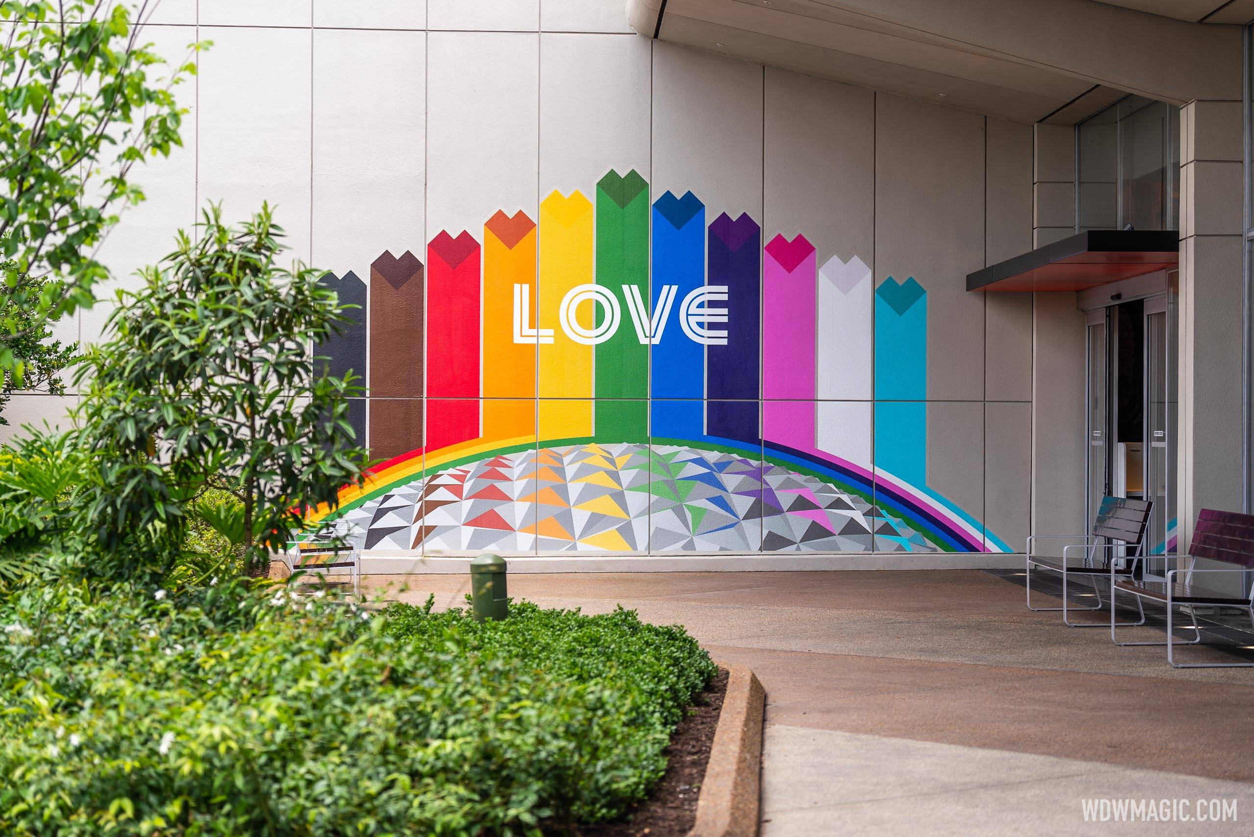 Celebrating Love and Inclusivity: EPCOT unveils a Pride Month Mural in World Celebration