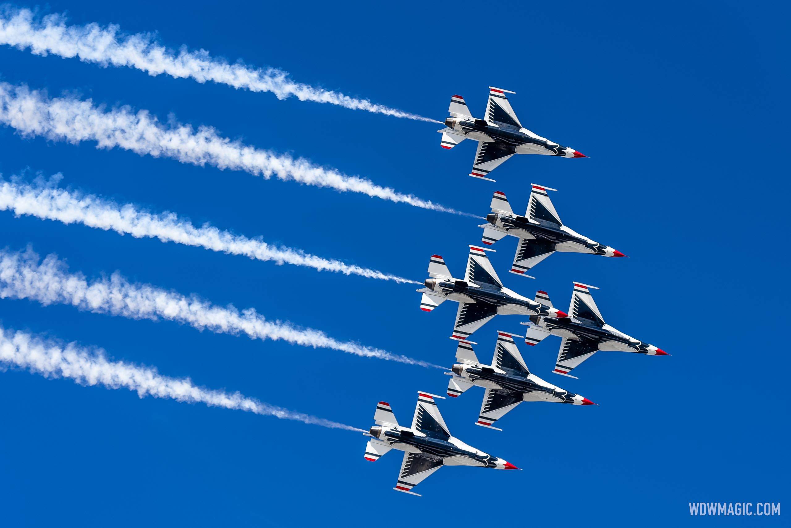 Thunderbirds Flyover EPCOT October 30 2023