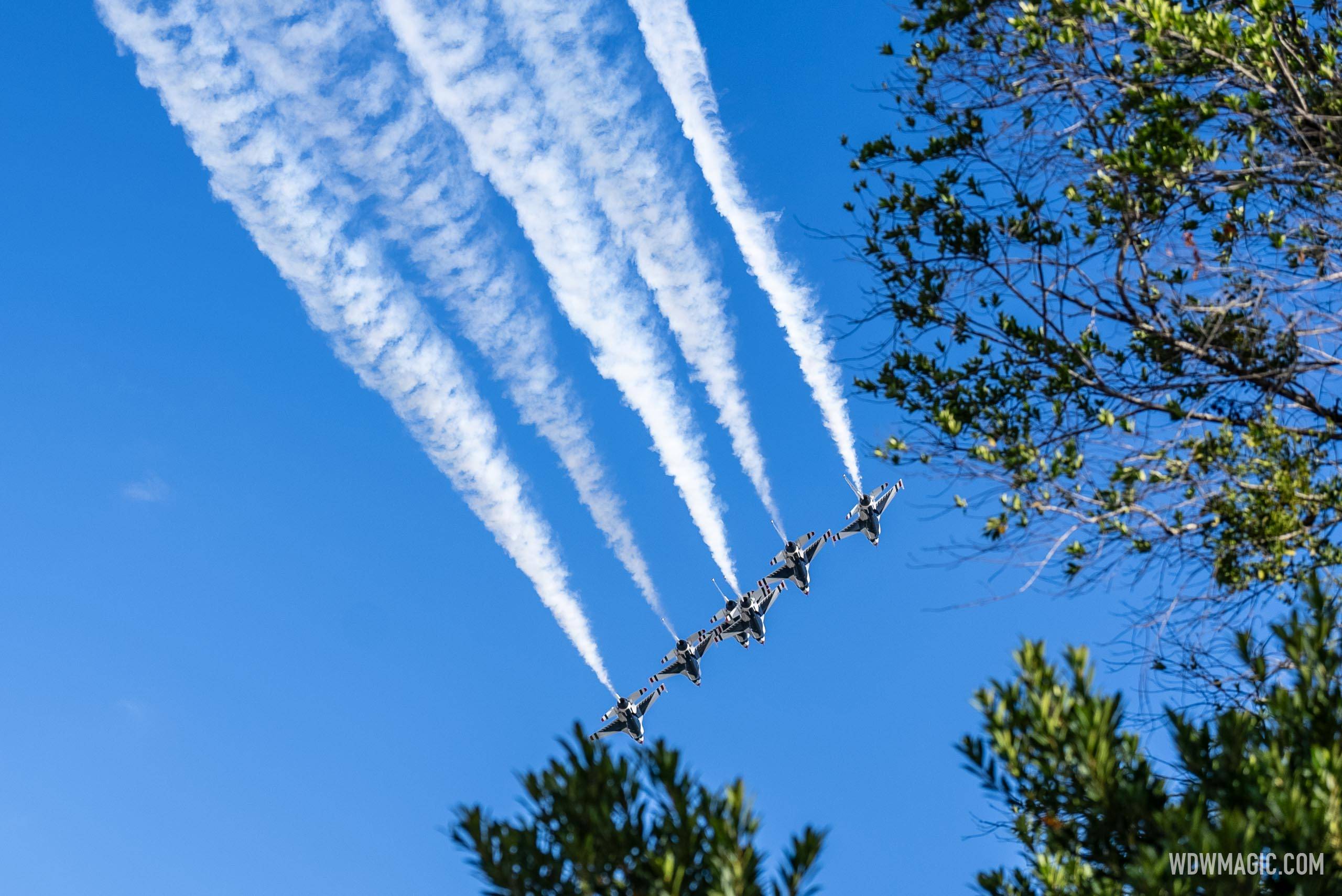 Thunderbirds Flyover EPCOT October 30 2023