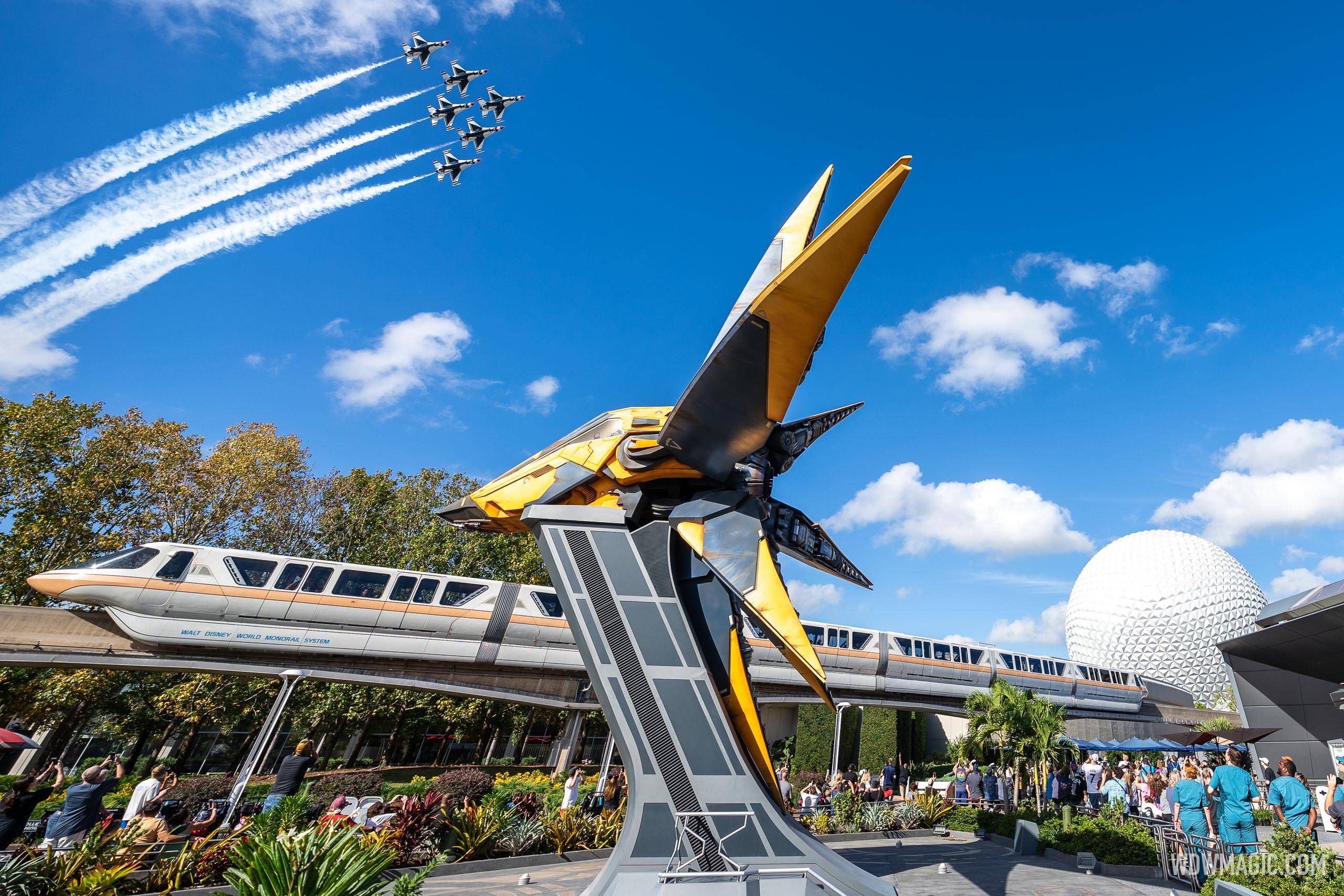 SEE: U.S. Air Force Thunderbirds fly over Magic Kingdom, EPCOT – WFTV