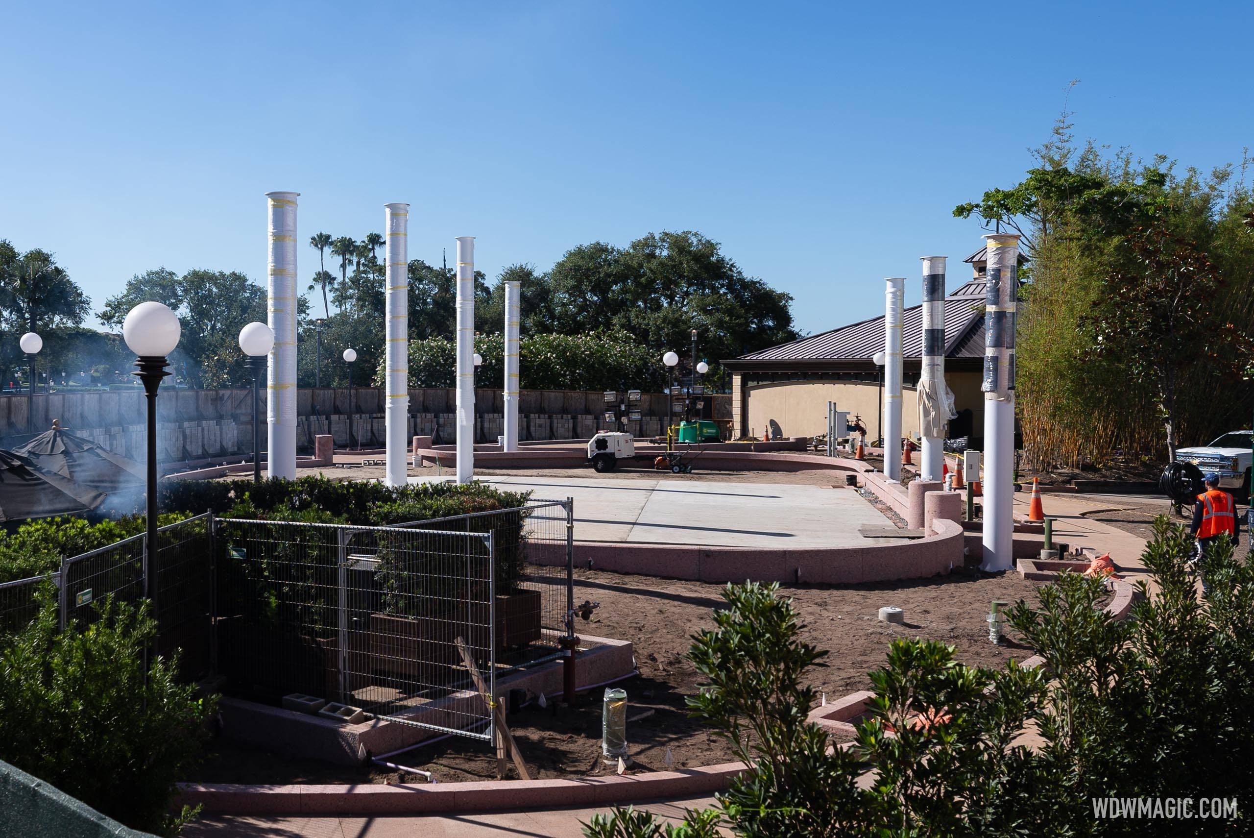Shade Structure Added to New EPCOT World Celebration Flex Space