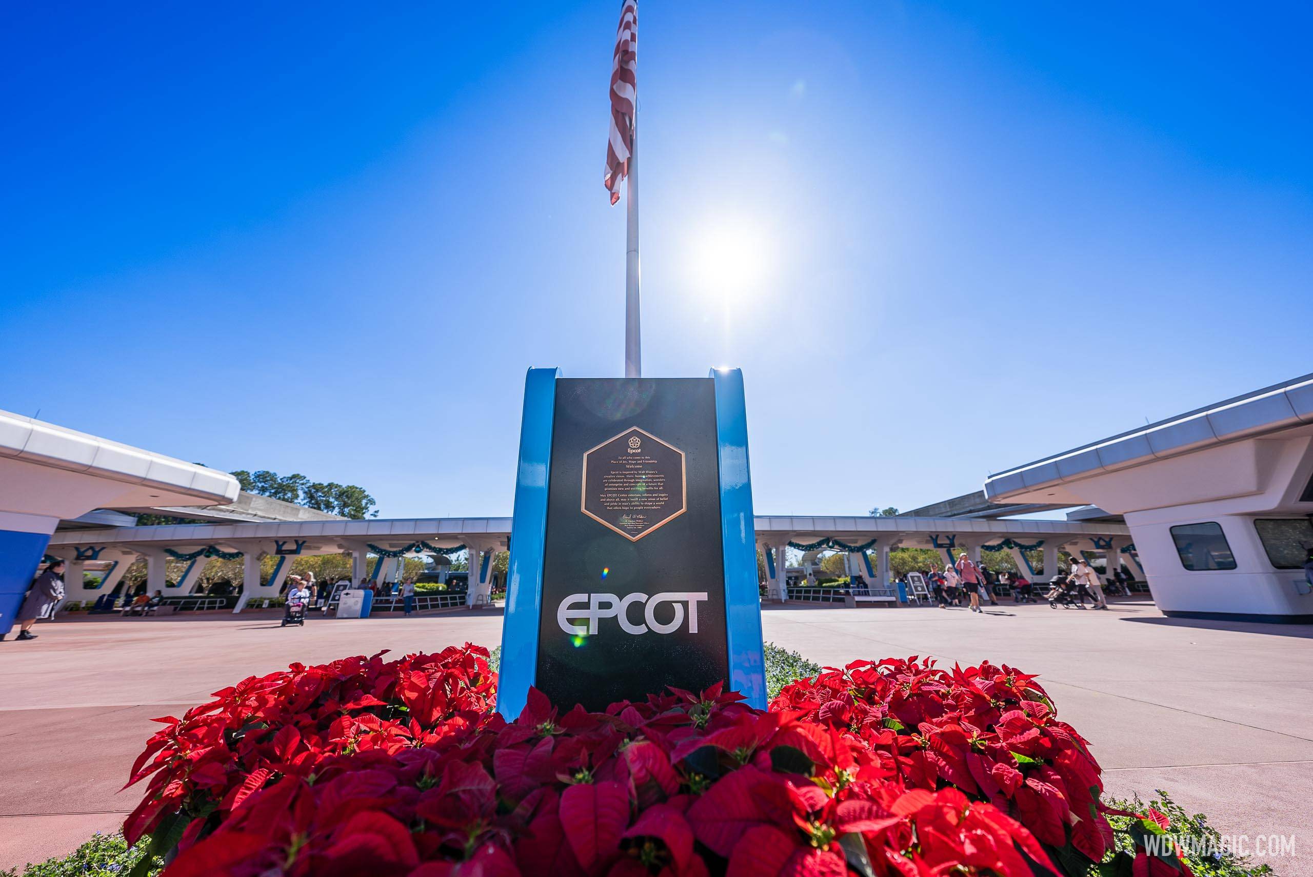 EPCOT Dedication Plaque 2024