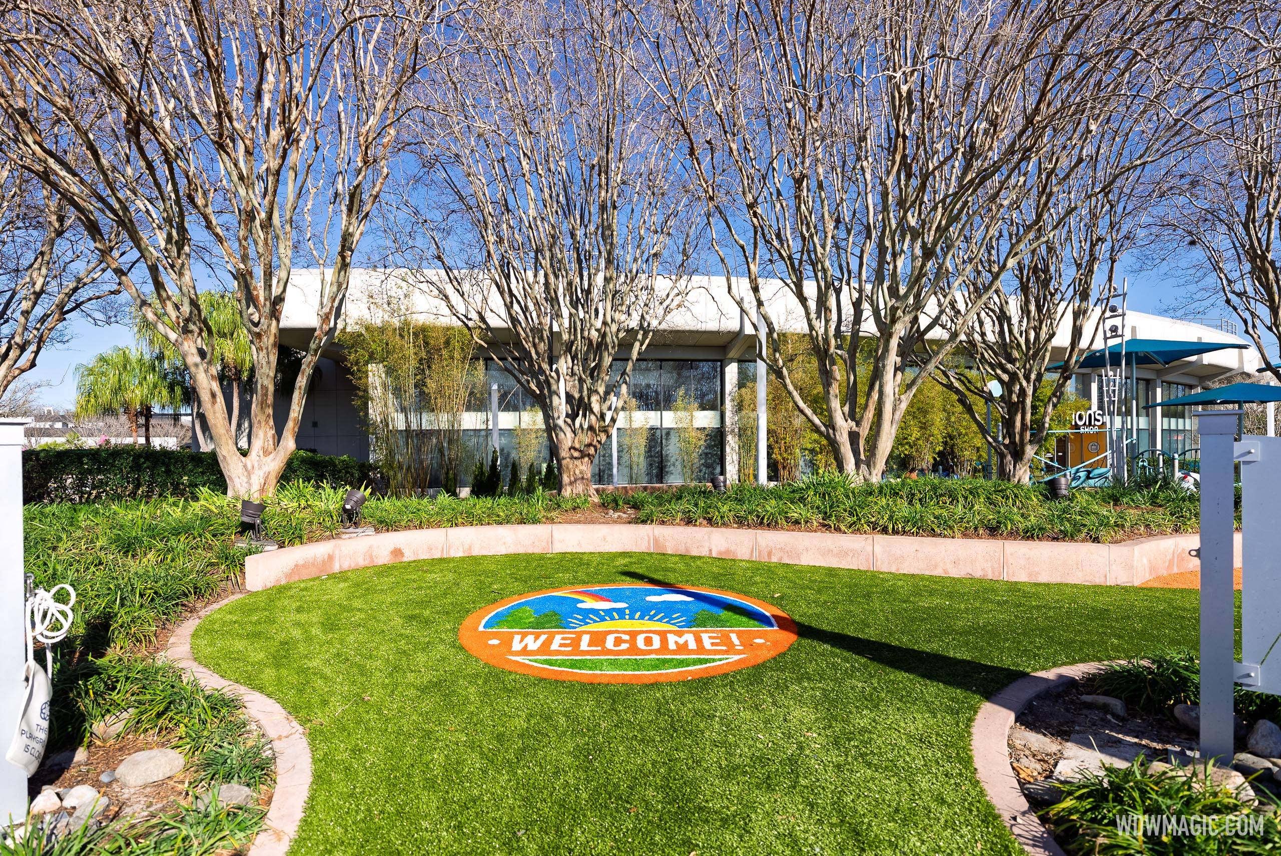 The newly refurbished entrance area