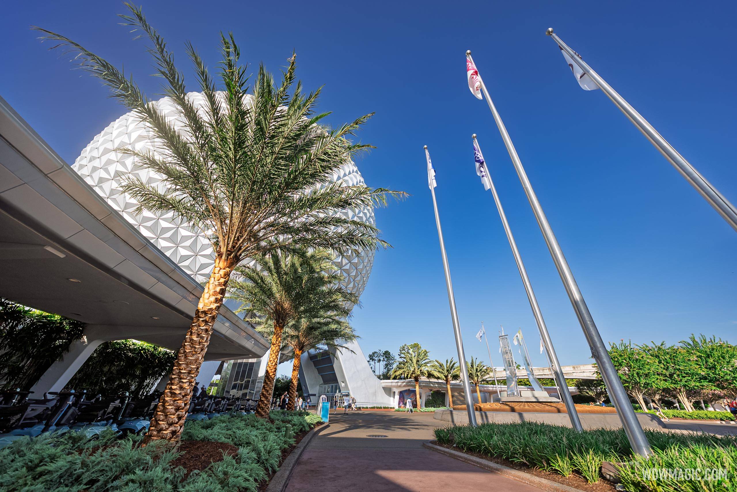 Spaceship Earth's New Palm Trees - Summer 2026 - photo 4 of 8
