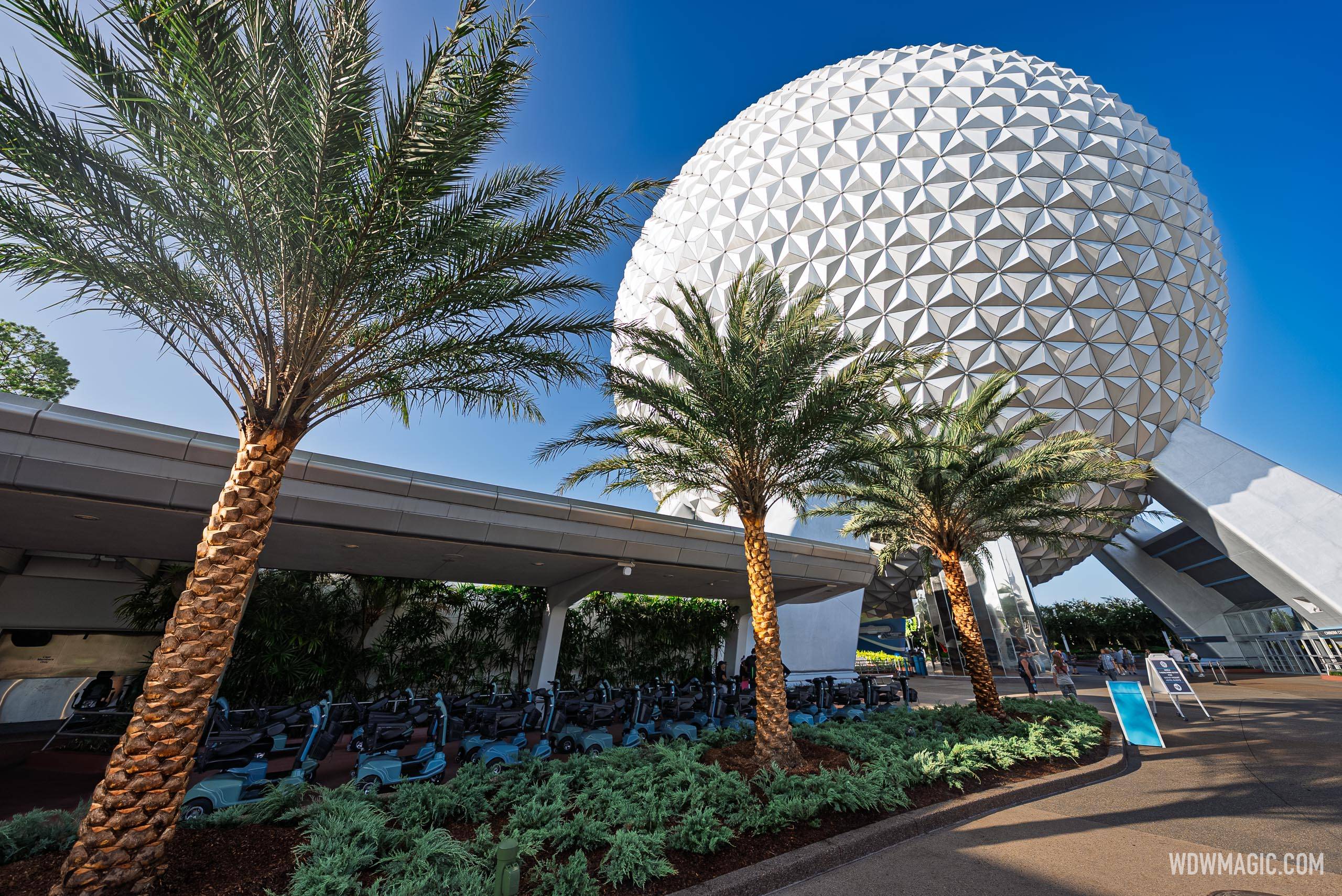 Spaceship Earth's New Palm Trees - Summer 2026 - photo 6 of 8