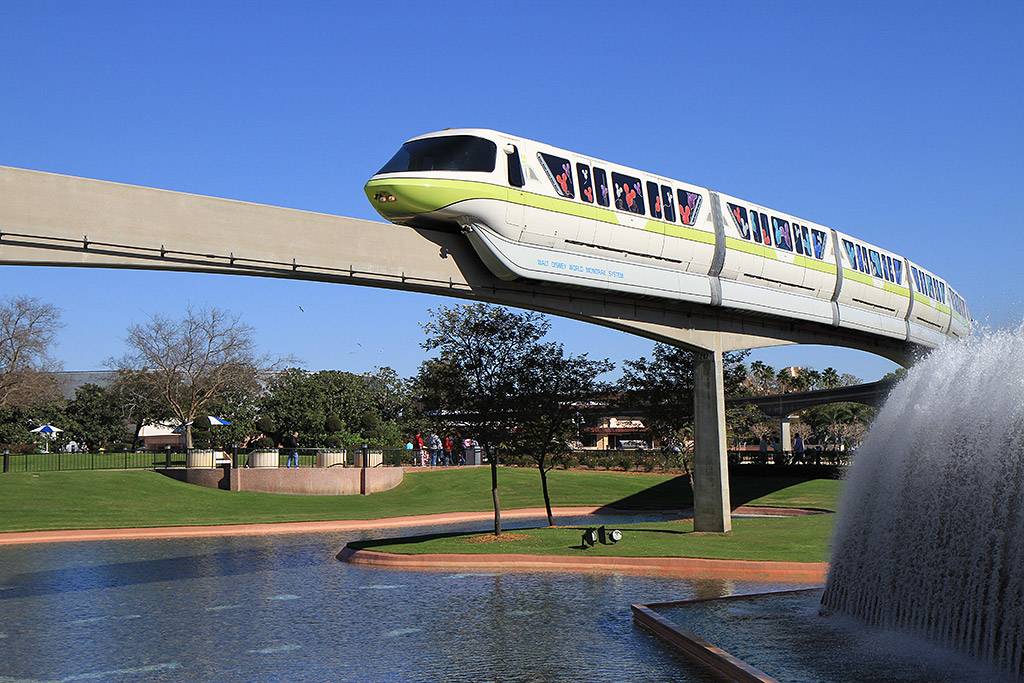 Monorail beam refurbishment moves to Future World West
