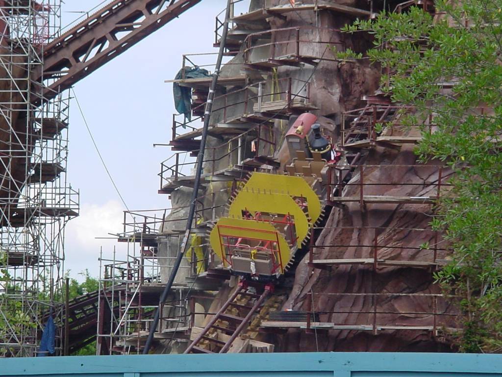 Expedition Everest train on track for pull through test