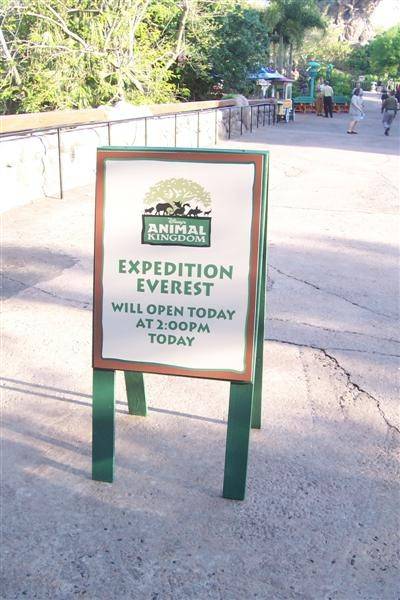 Expedition Everest grand opening press event