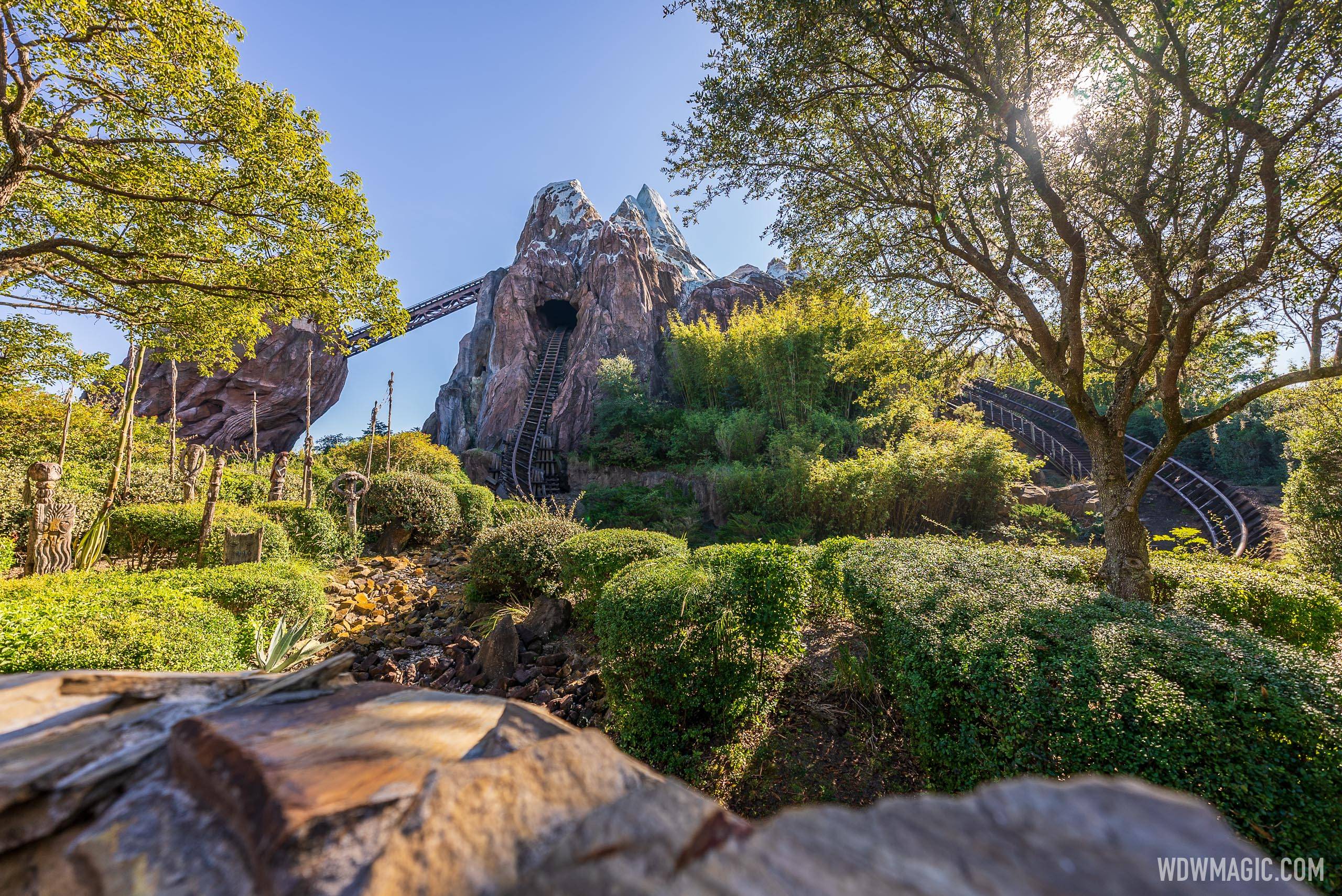 Expedition Everest closed for refurbishment January 2022
