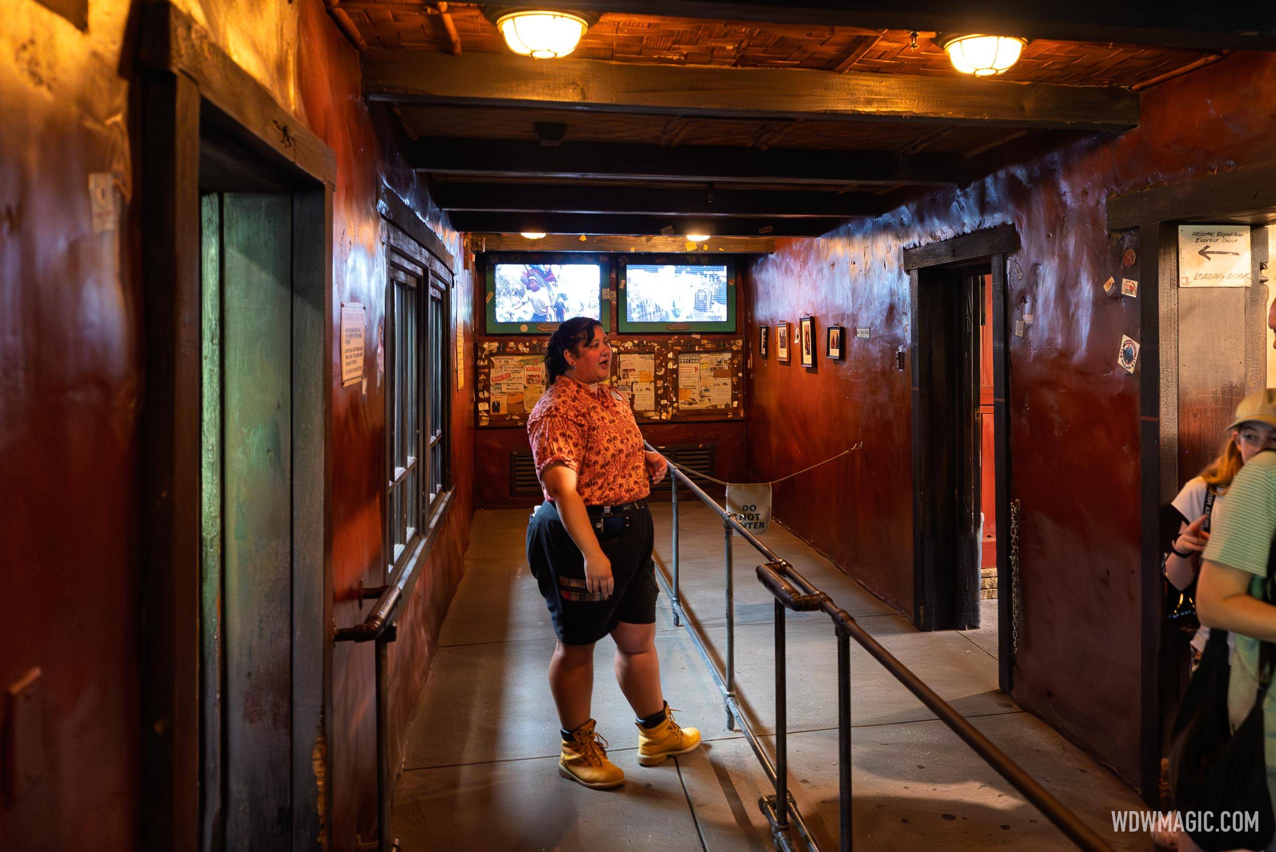 New Pre-Boarding Video Screens at Expedition Everest