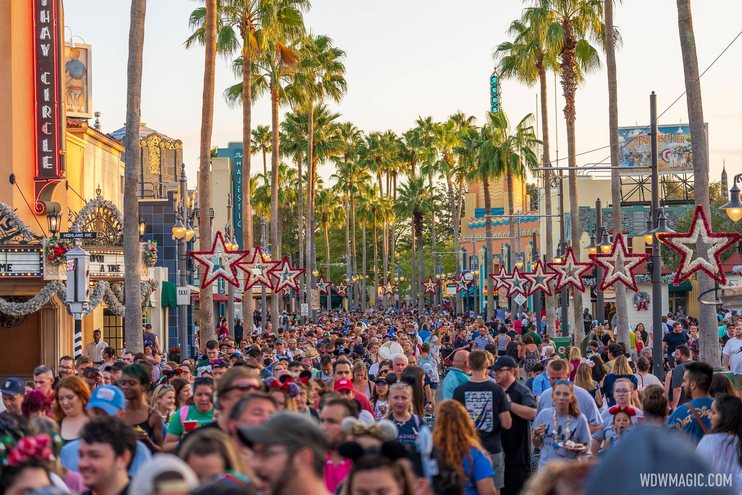 Fantasmic! opening night crowds - November 3 2022