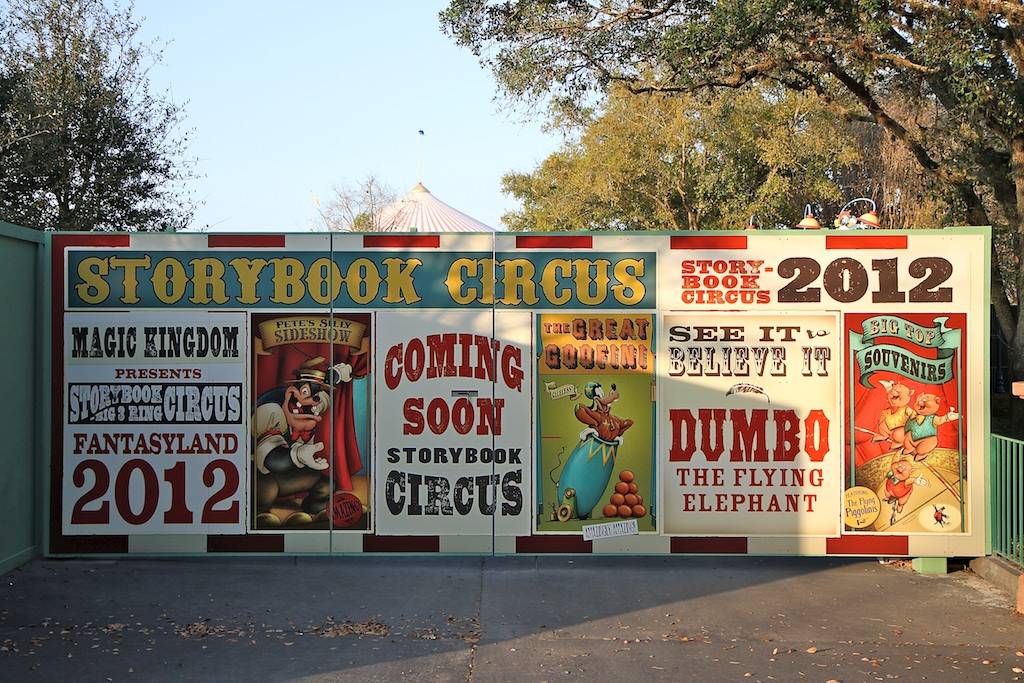 Storybook Circus construction wall art