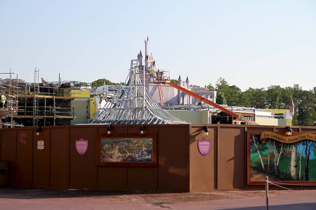 Beast's Castle construction - view from ground level