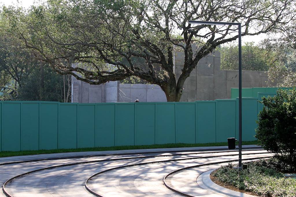 PHOTOS - Dumbo's queue building taking shape as part of the new Storybook Circus