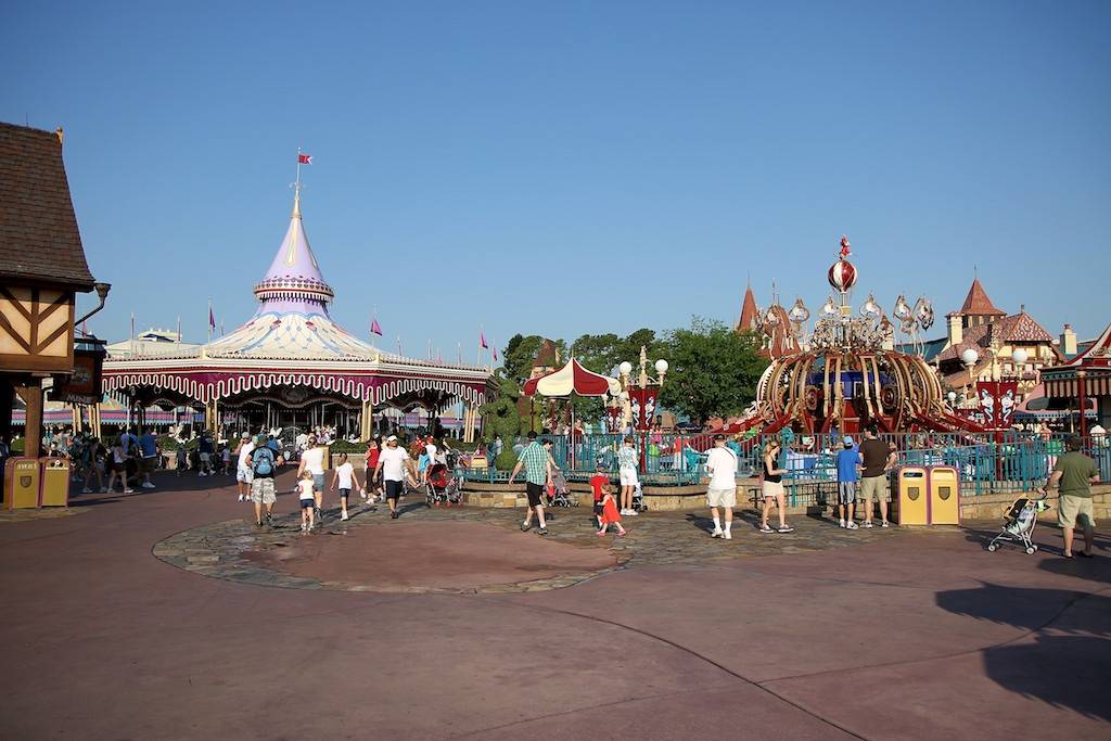 Another planter removed near to Dumbo in the existing Fantasyland