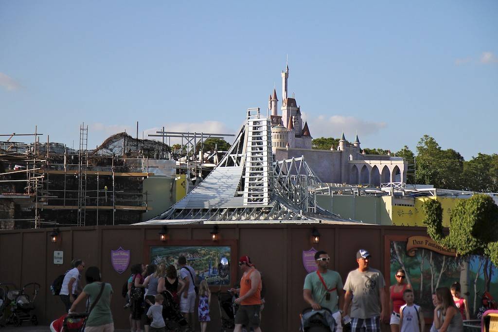 Beast's Castle construction - view from ground level