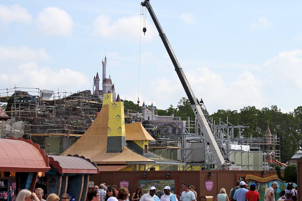 PHOTOS - Huge Fantasyland construction update as progress races forward